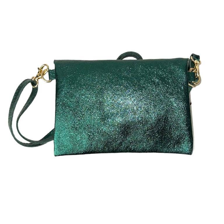 Women's Leather Bag with Brilliant Effect. Promo