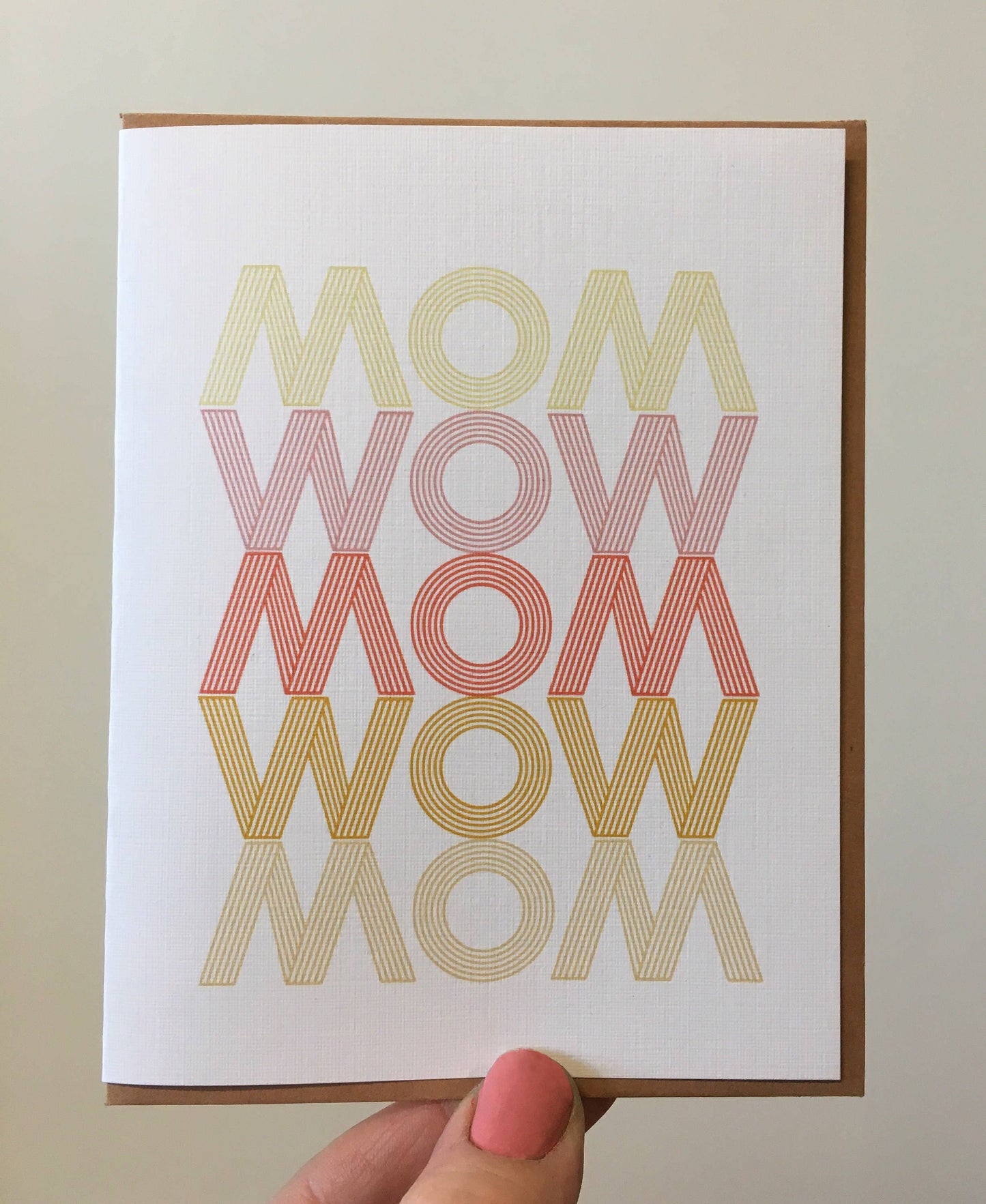 Wow Mom Card