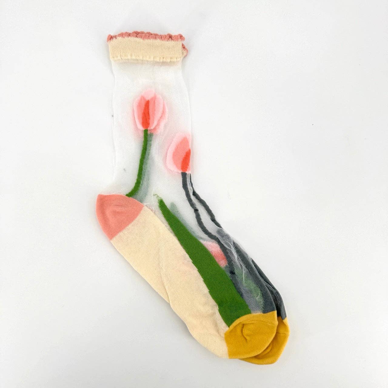 Tulip - transparent novelty socks