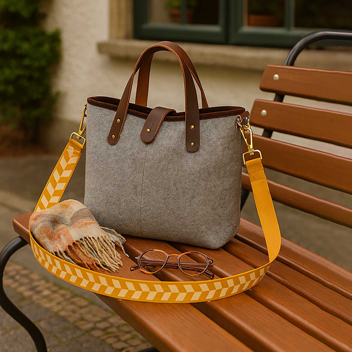 Wool Cashmere Flannel Mini Tote