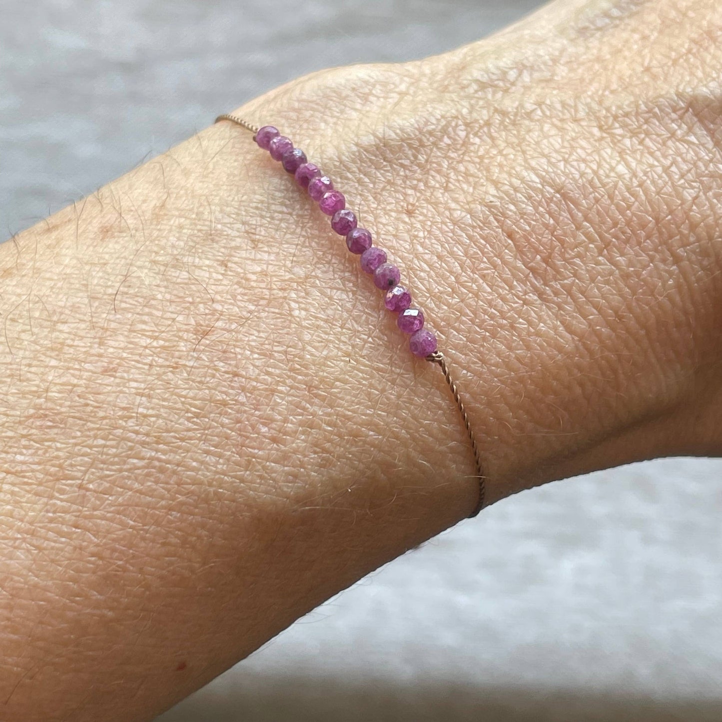 Ruby Bracelet- Prosperity Gemstone Intention
