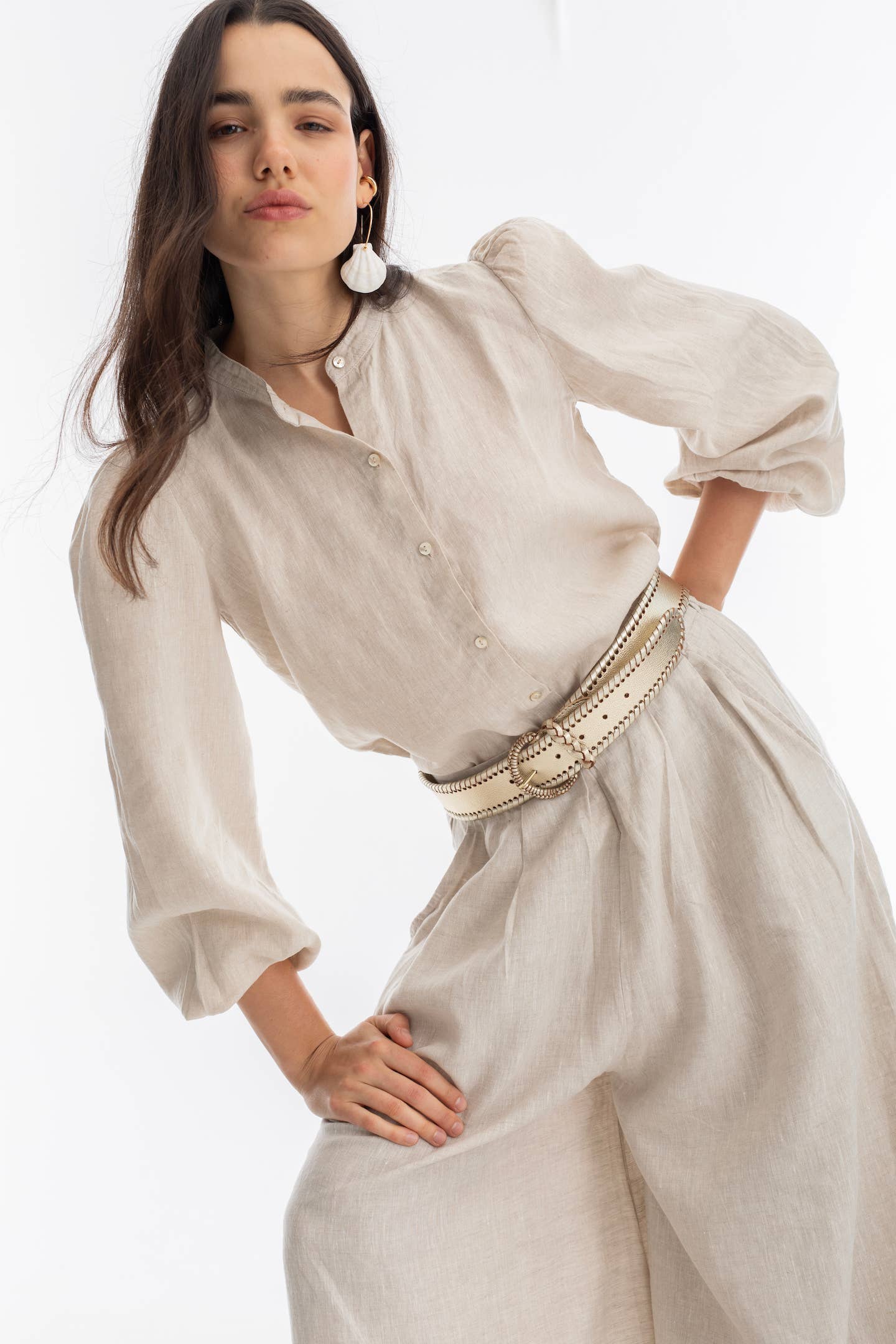 Sabi Linen Pants - Natural
