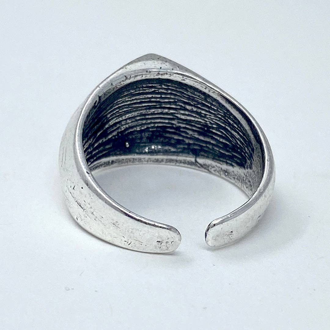 Silver Facet Ring