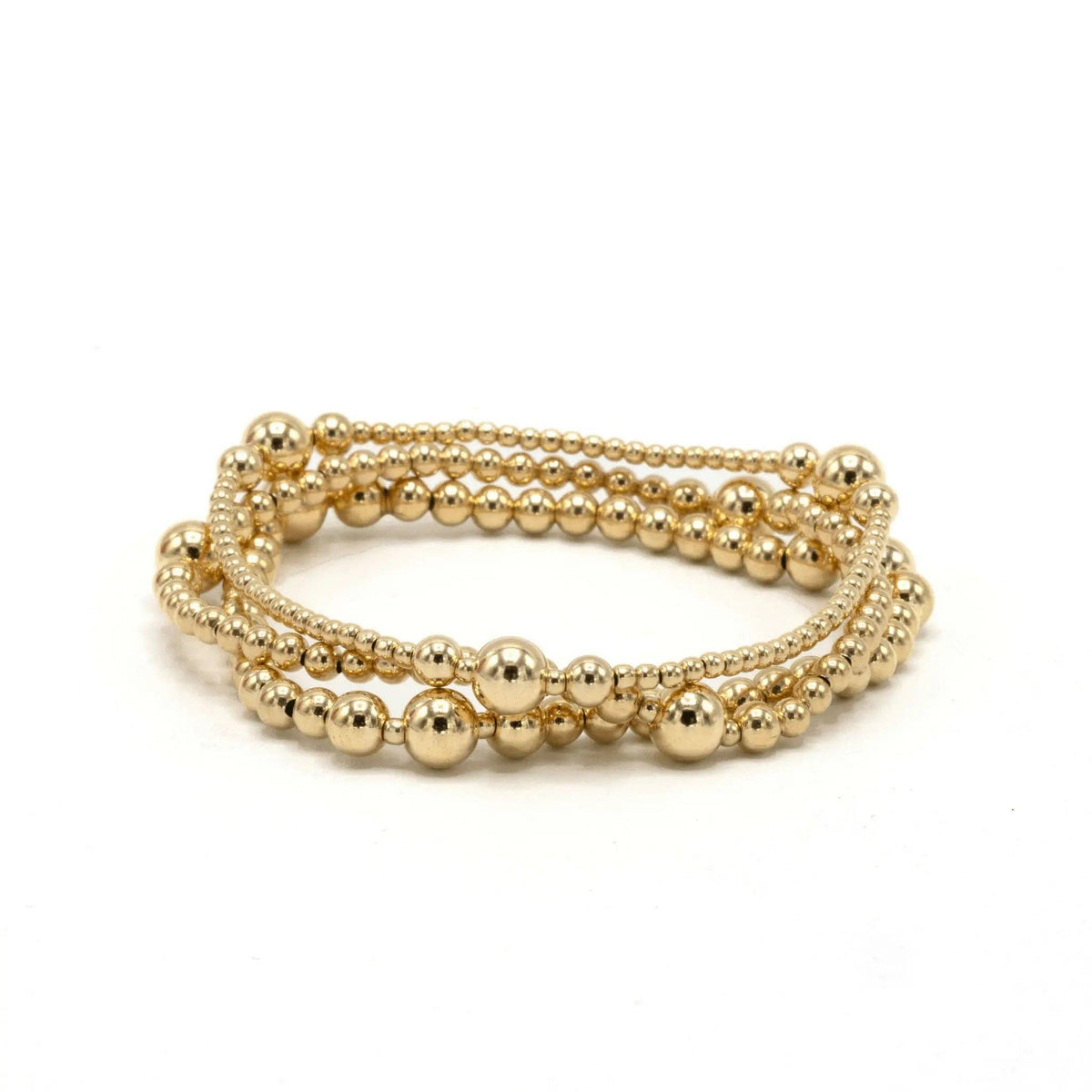 The Nantucket Collection 4x6 14k Gold- Filled Beaded Bracelet