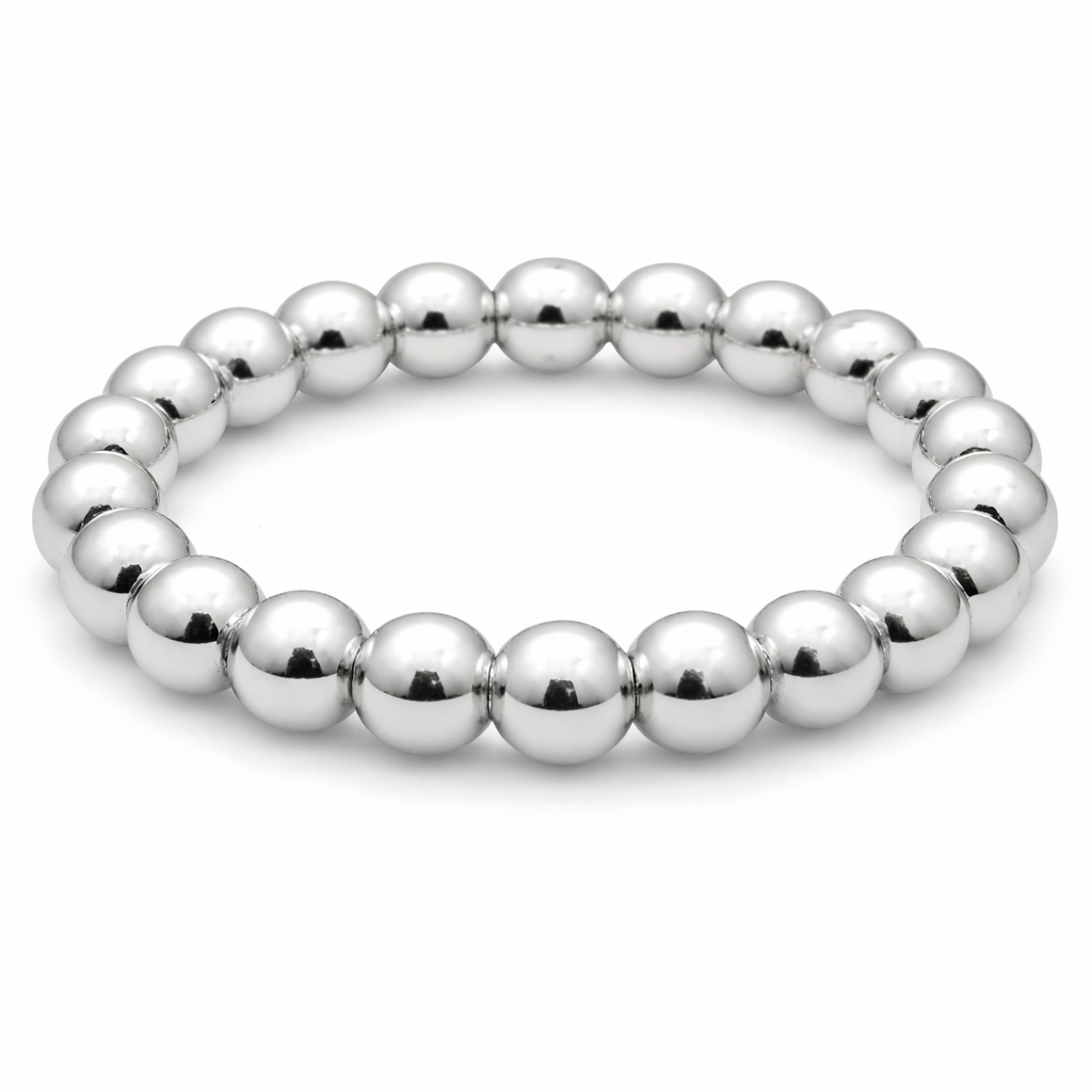 Sterling Silver 4mm Waterproof Stretch Ring