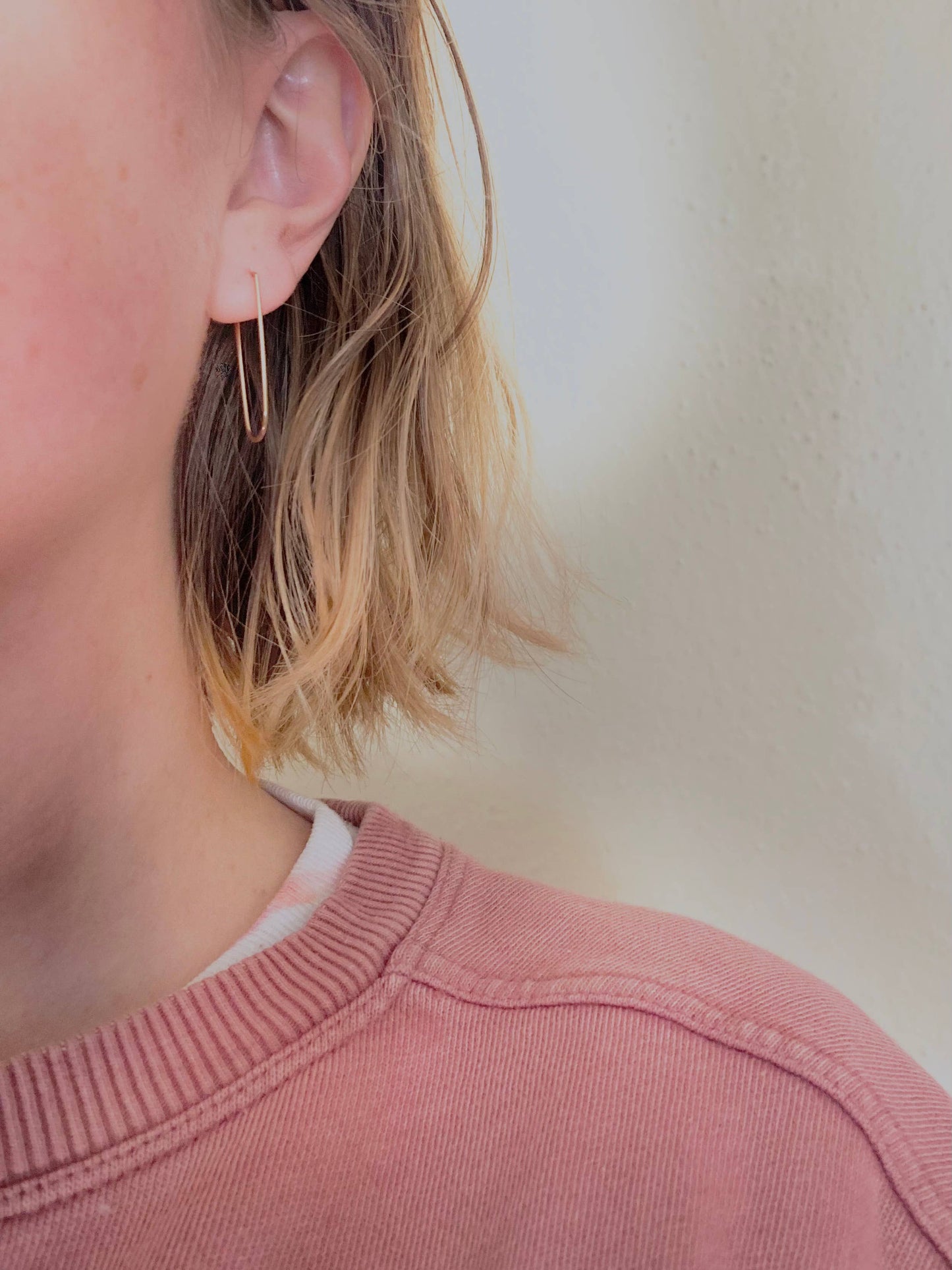 Little Valley Hoop Earring - Choose Sterling or Gold