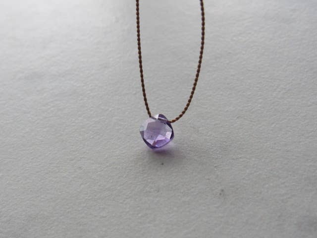 Amethyst Peace Necklace, Valantine's Day Jewelry