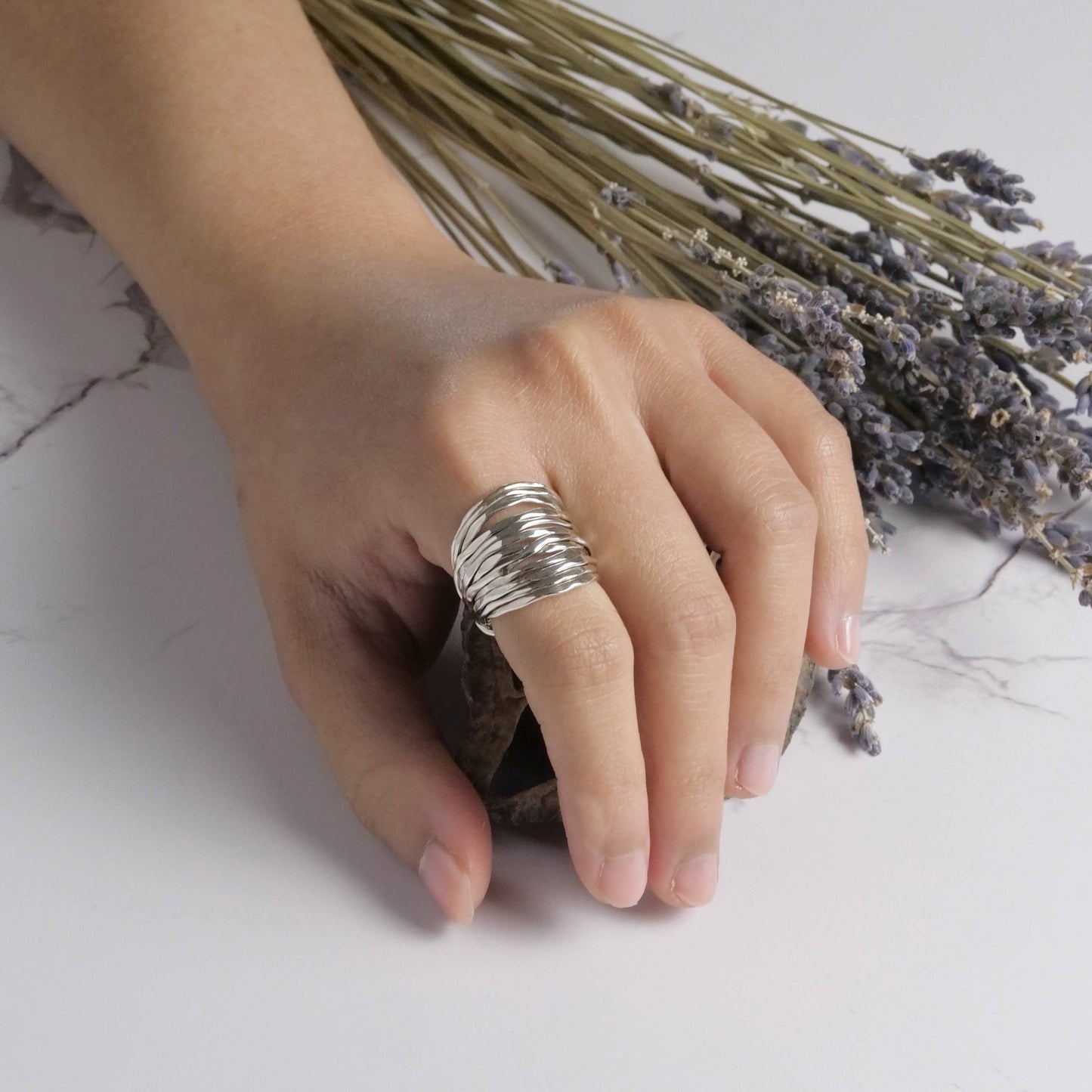 Sterling Silver Bramble Ring