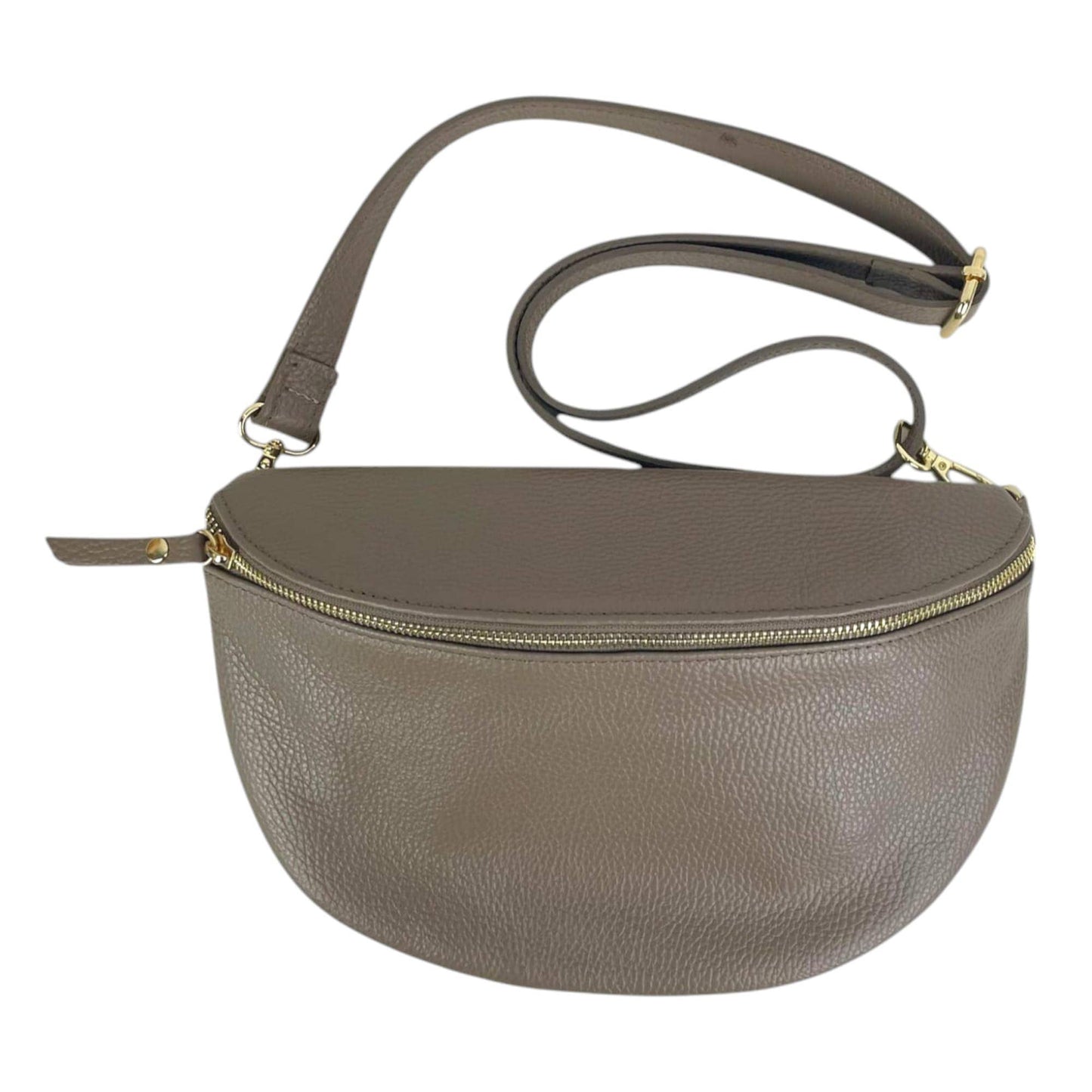 Large Italian Leather Crossbody/Waist Bag