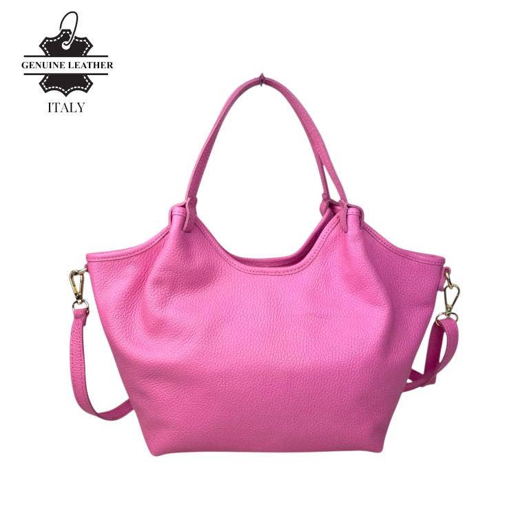 Trapezoidal Bag Italian Leather Large Capacity