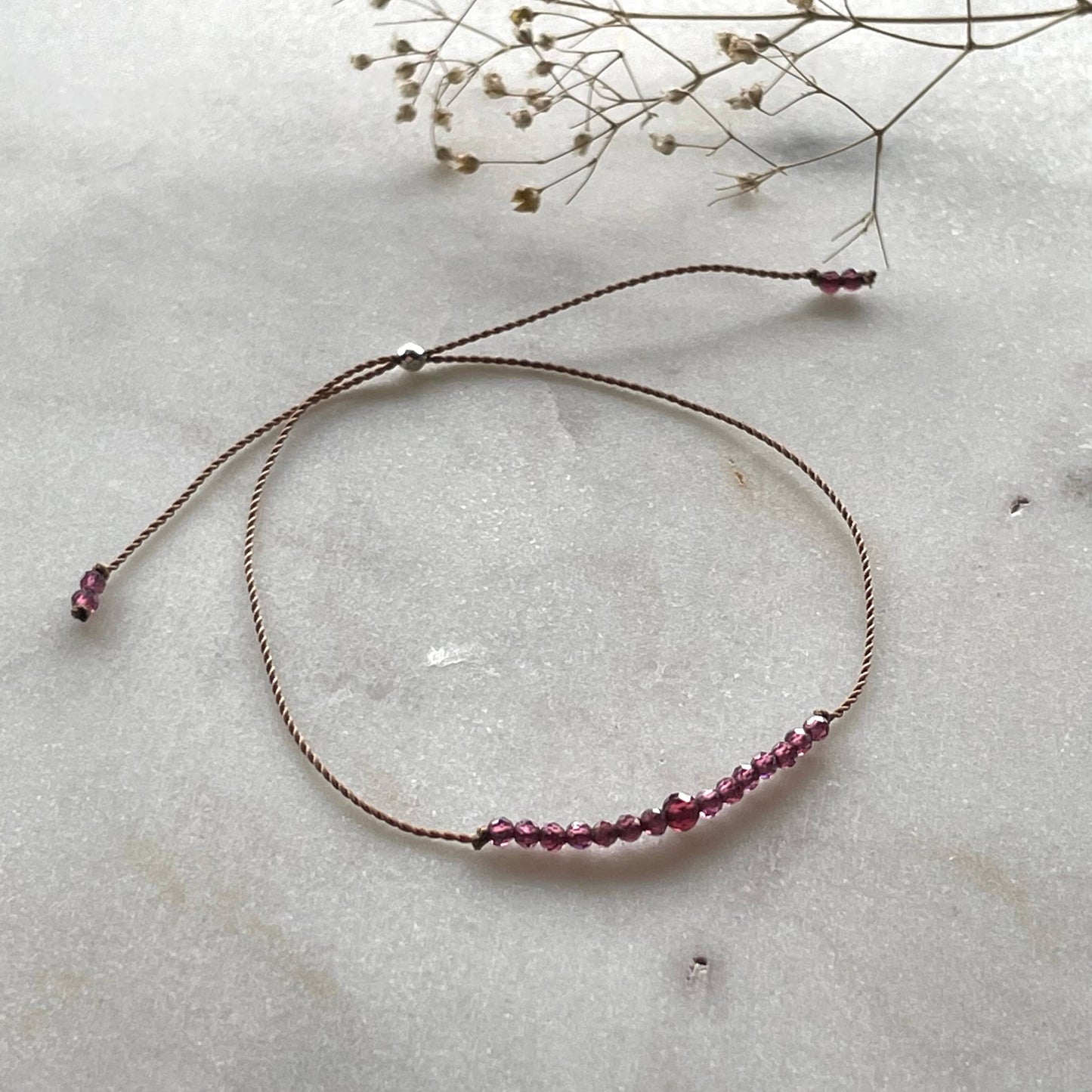 Garnet Bracelet- Energy