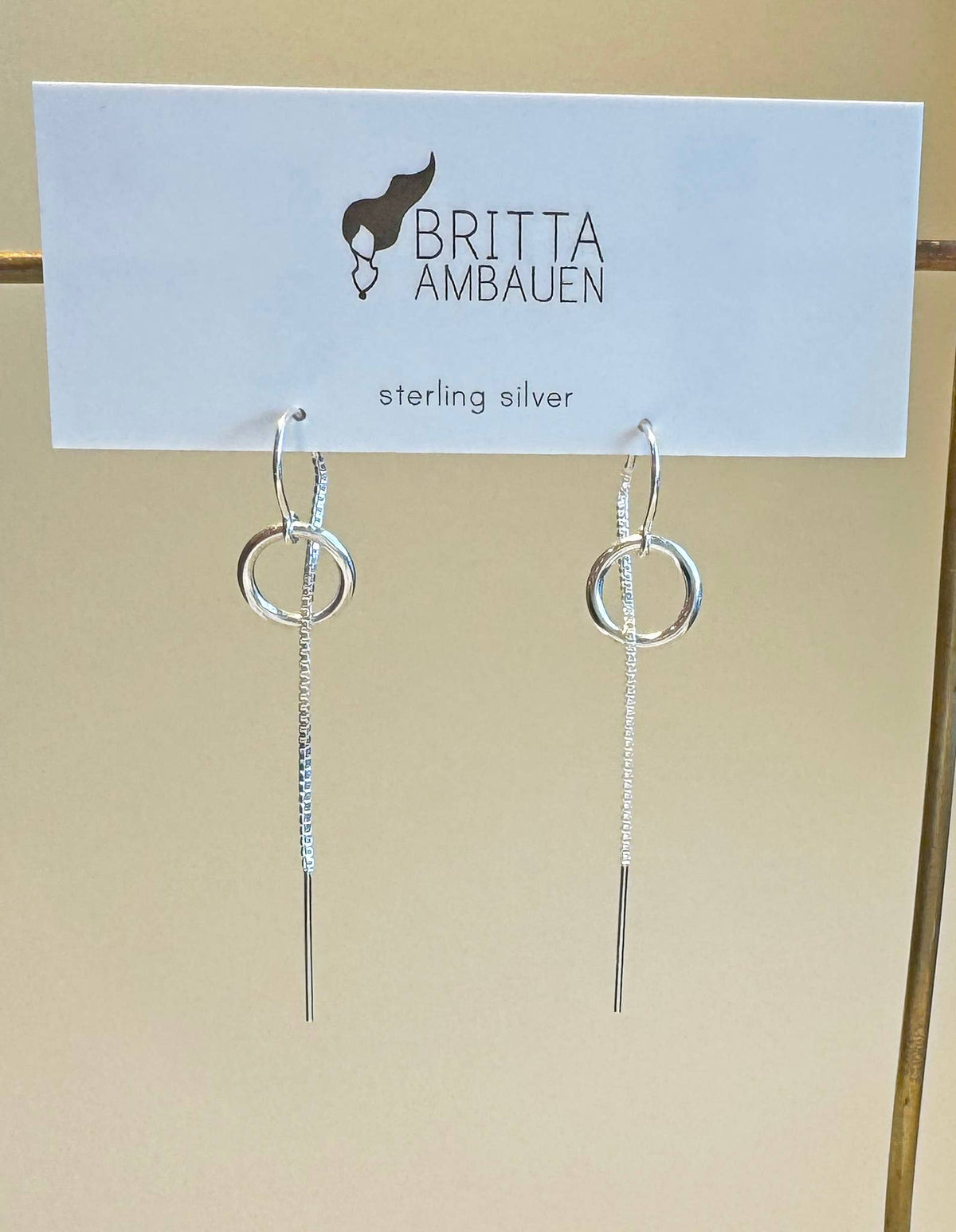 Circle Threader Earrings