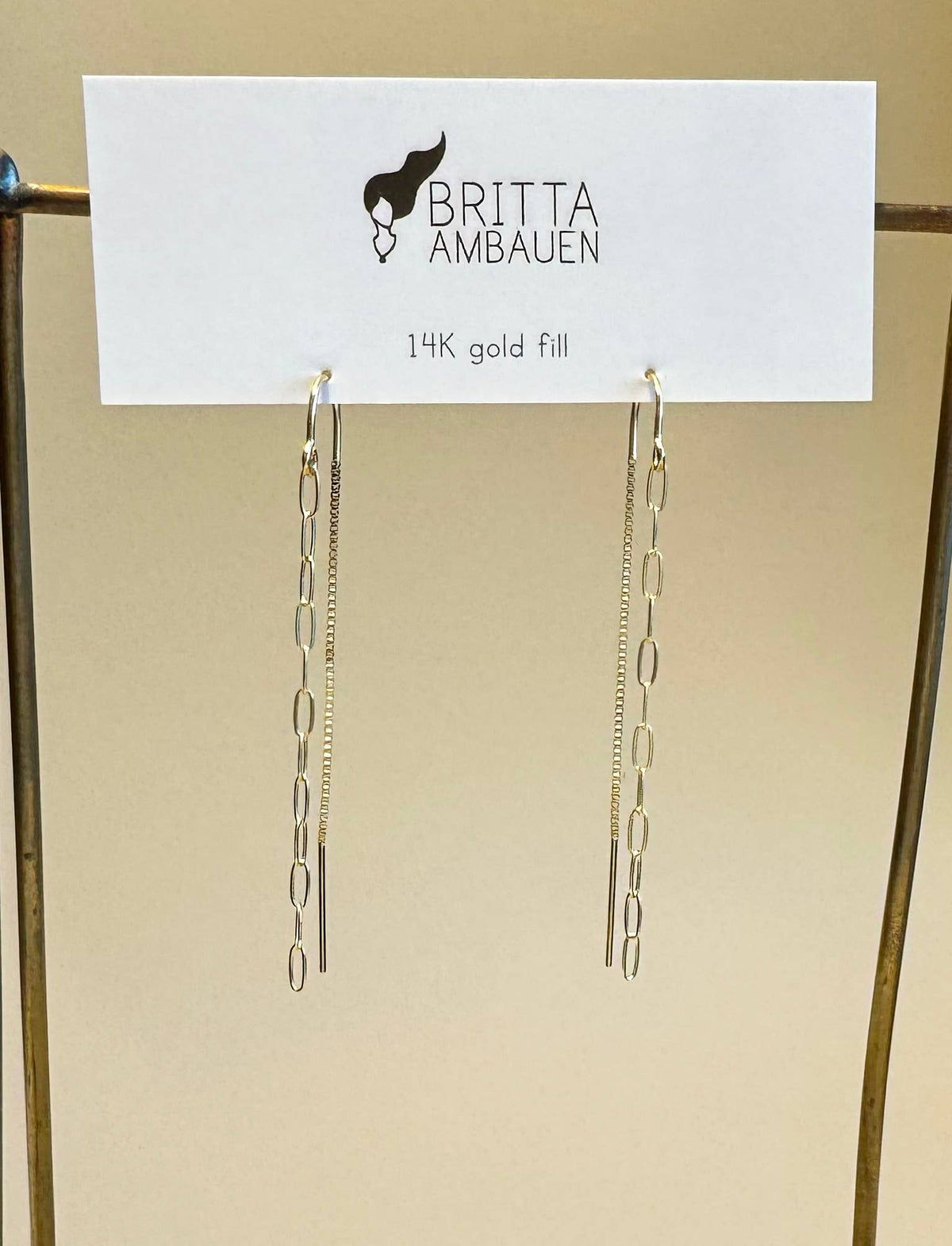 Chain Threader Earrings