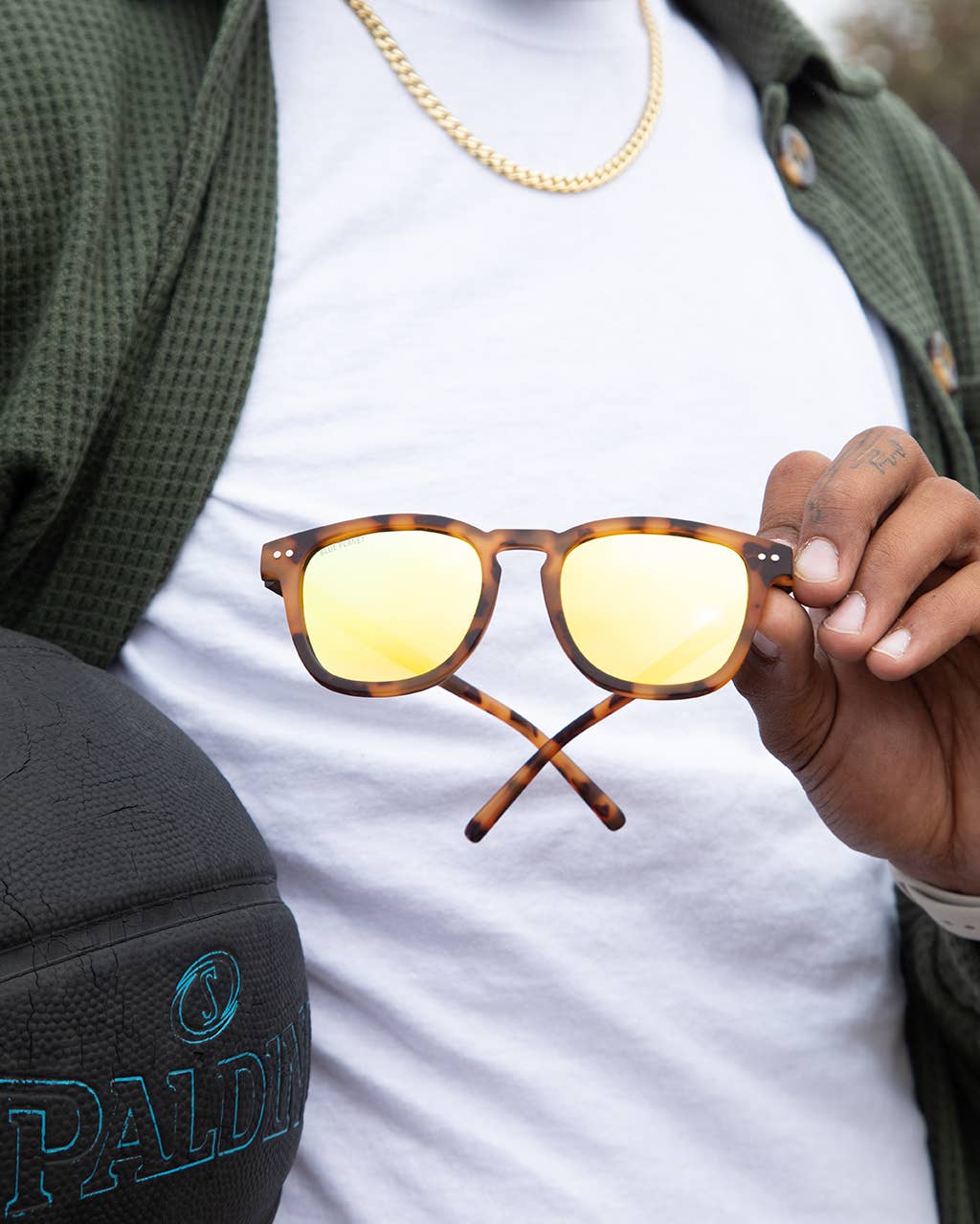 Zion - Soft Honey Tortoise / Gold Mirror Polarized Lens