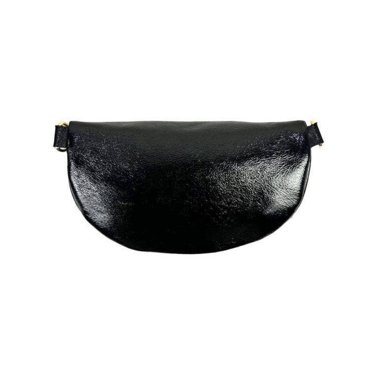 Italian Mini Leather Crossbody Waist Bag