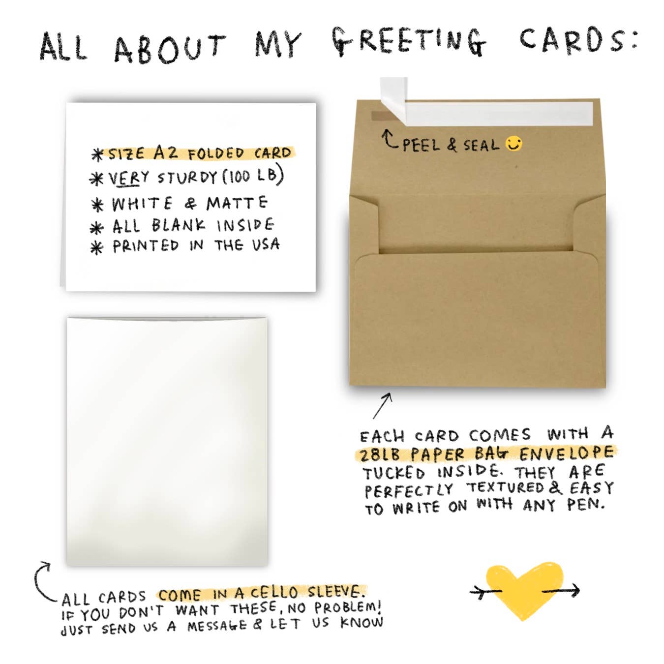 OK TO BE SAD Greeting Card