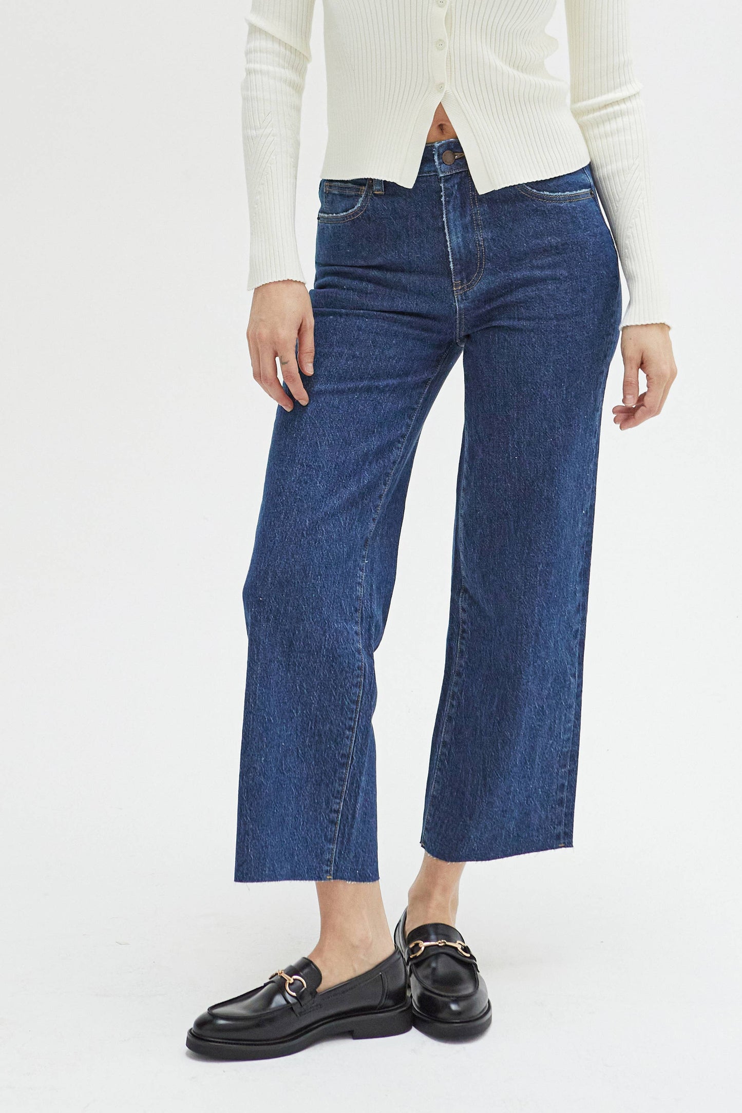 Aberdeen Western High Rise Wide Leg Crop