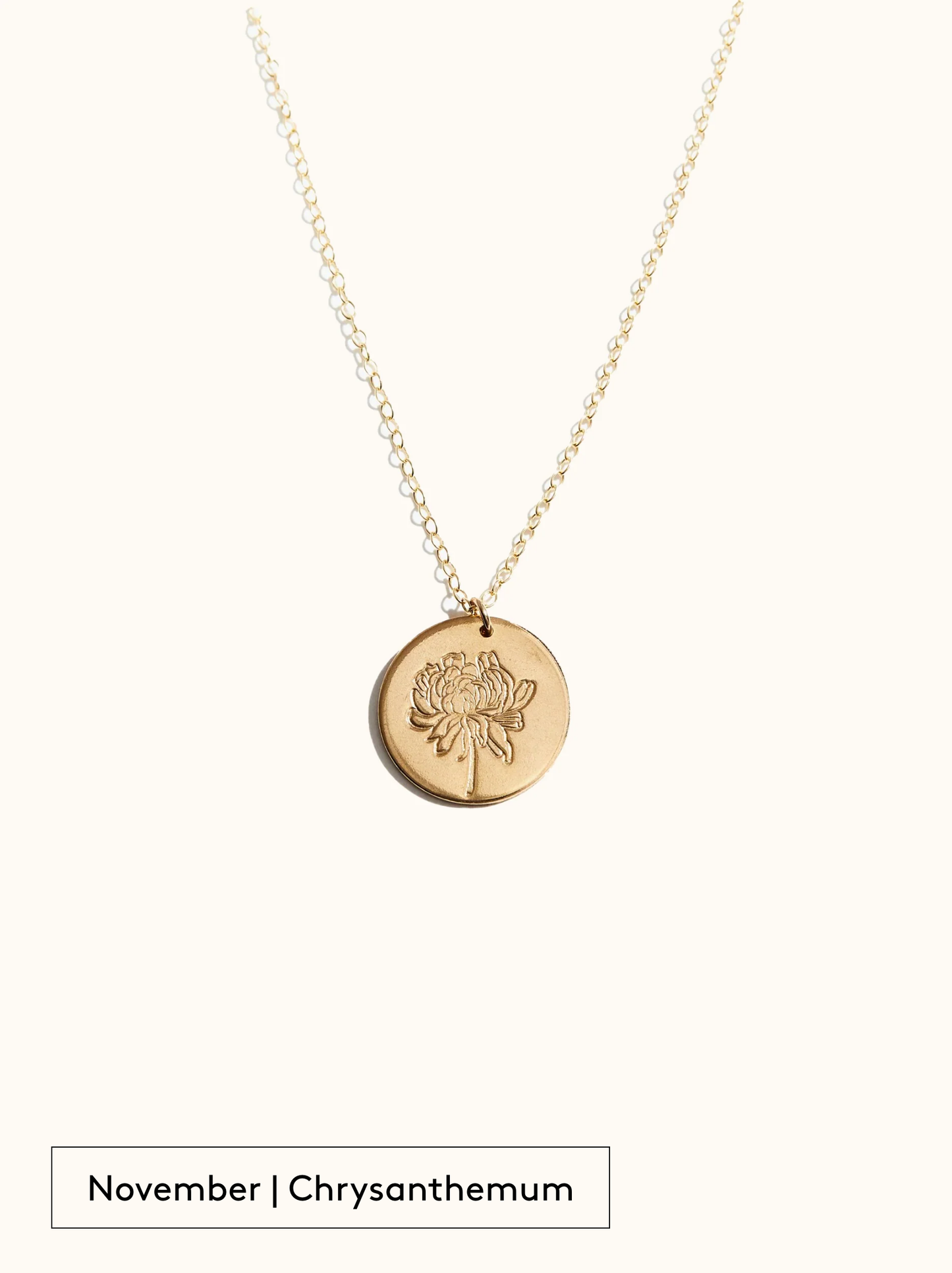 Bloom Birth Month Necklace | 14k Gold-filled
