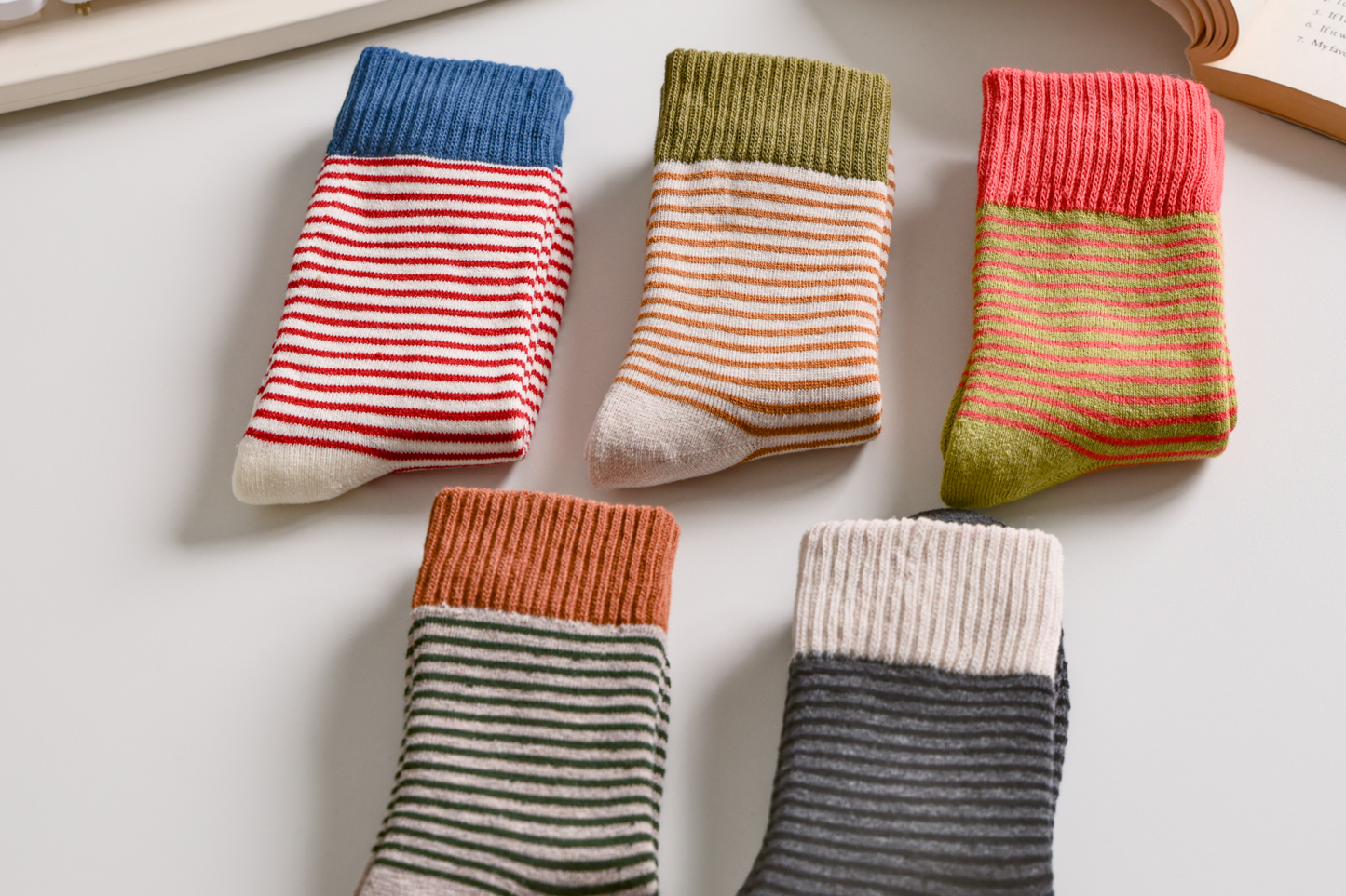 Striped Cotton Socks