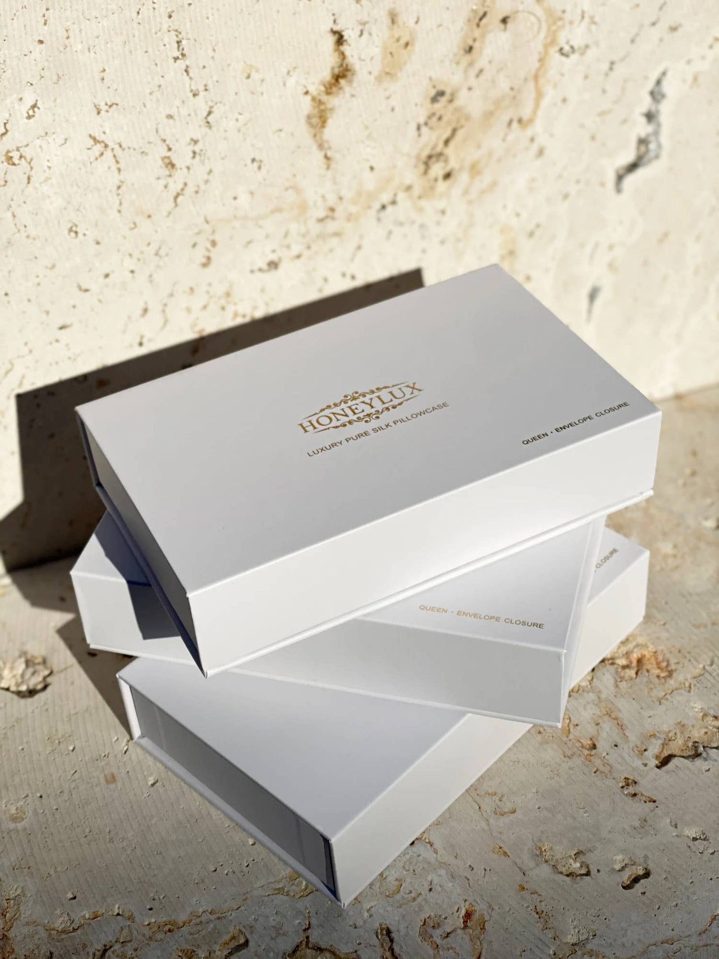 Queen Organic Silk Pillowcase - Champagne