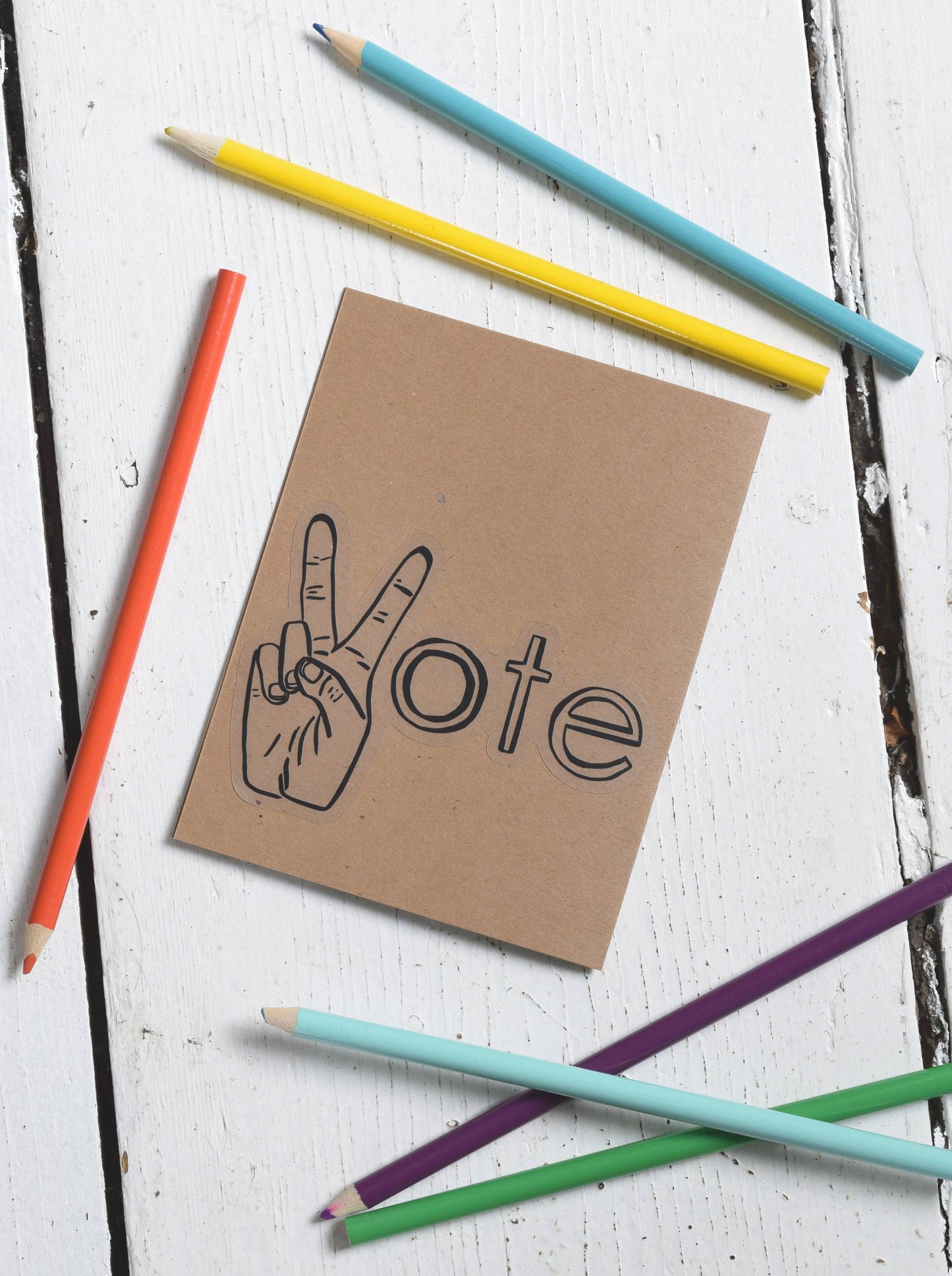 VOTE Stickers - Vinyl Decal - 4" Wide