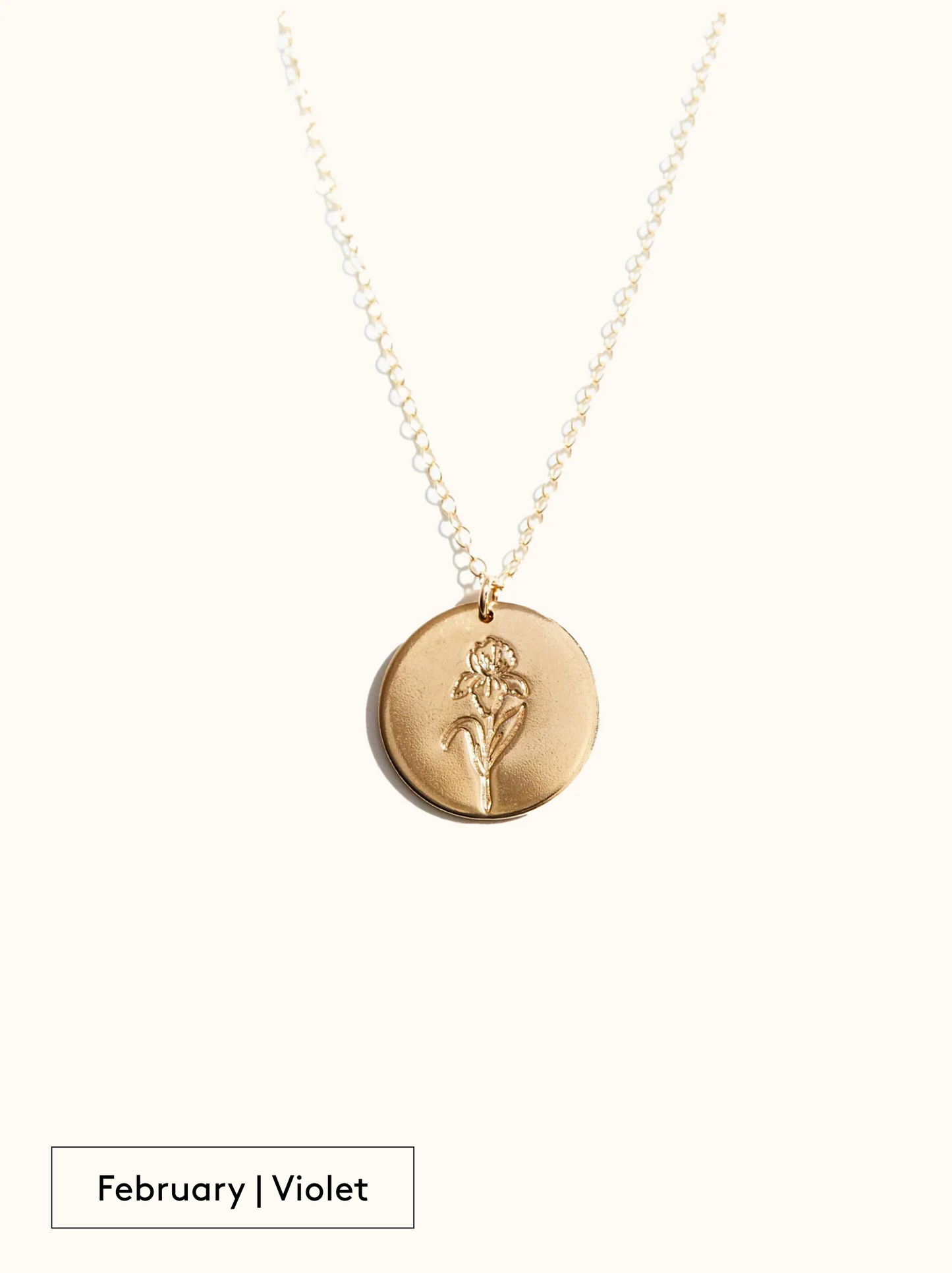Bloom Birth Month Necklace | 14k Gold-filled