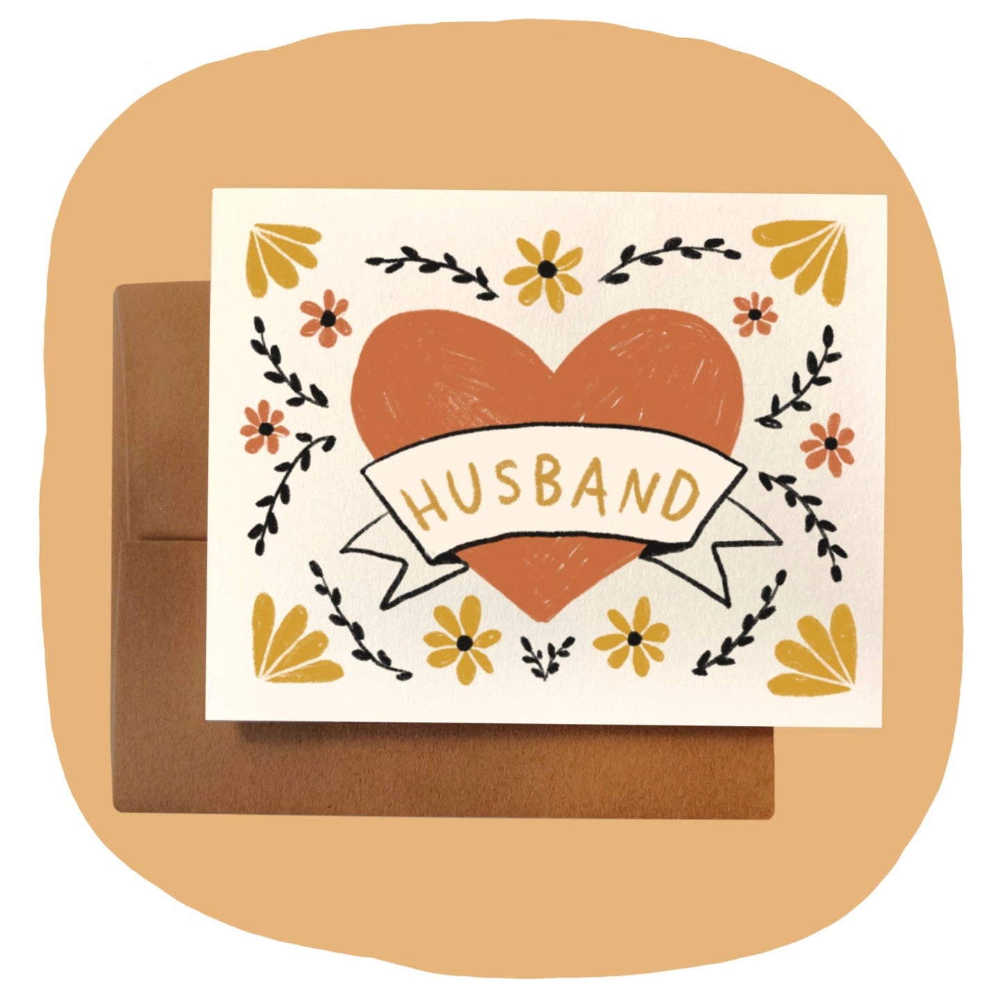 HUSBAND ~ CLASSIC HEART Card