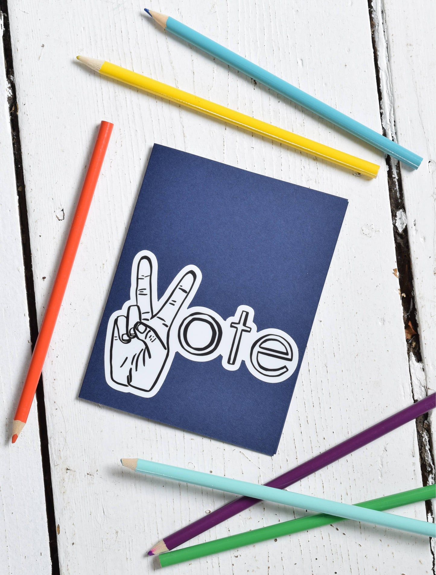VOTE Stickers - Vinyl Decal - 4" Wide