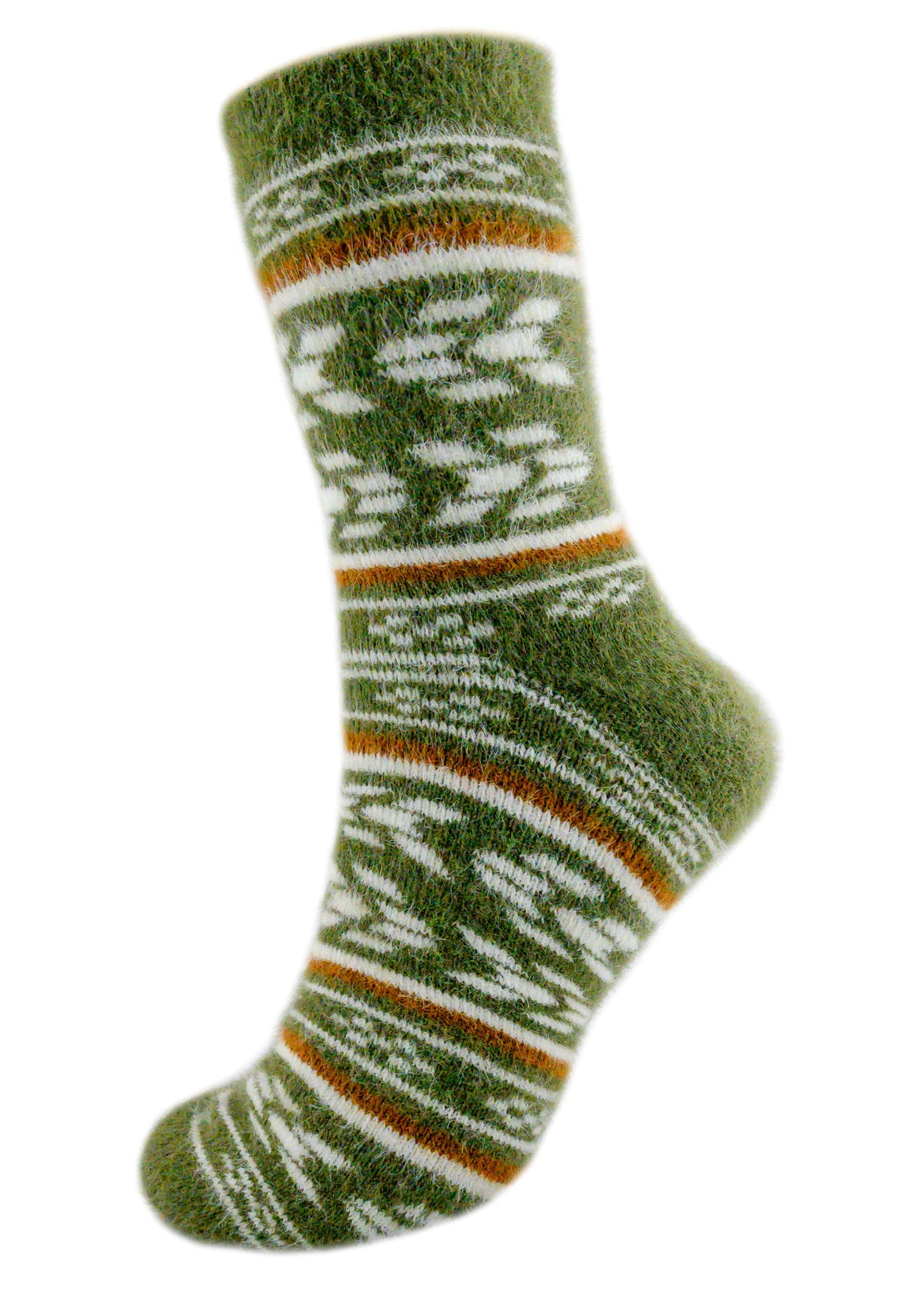 Melissa Forest Green - Ultra Soft Crew Socks | Wool & Bamboo