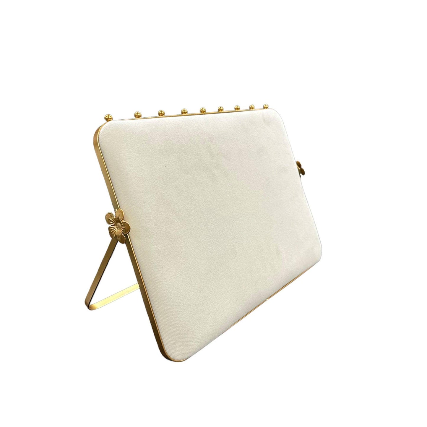 Vintage Inspired 2-Tone 9-hook display ramp slanted