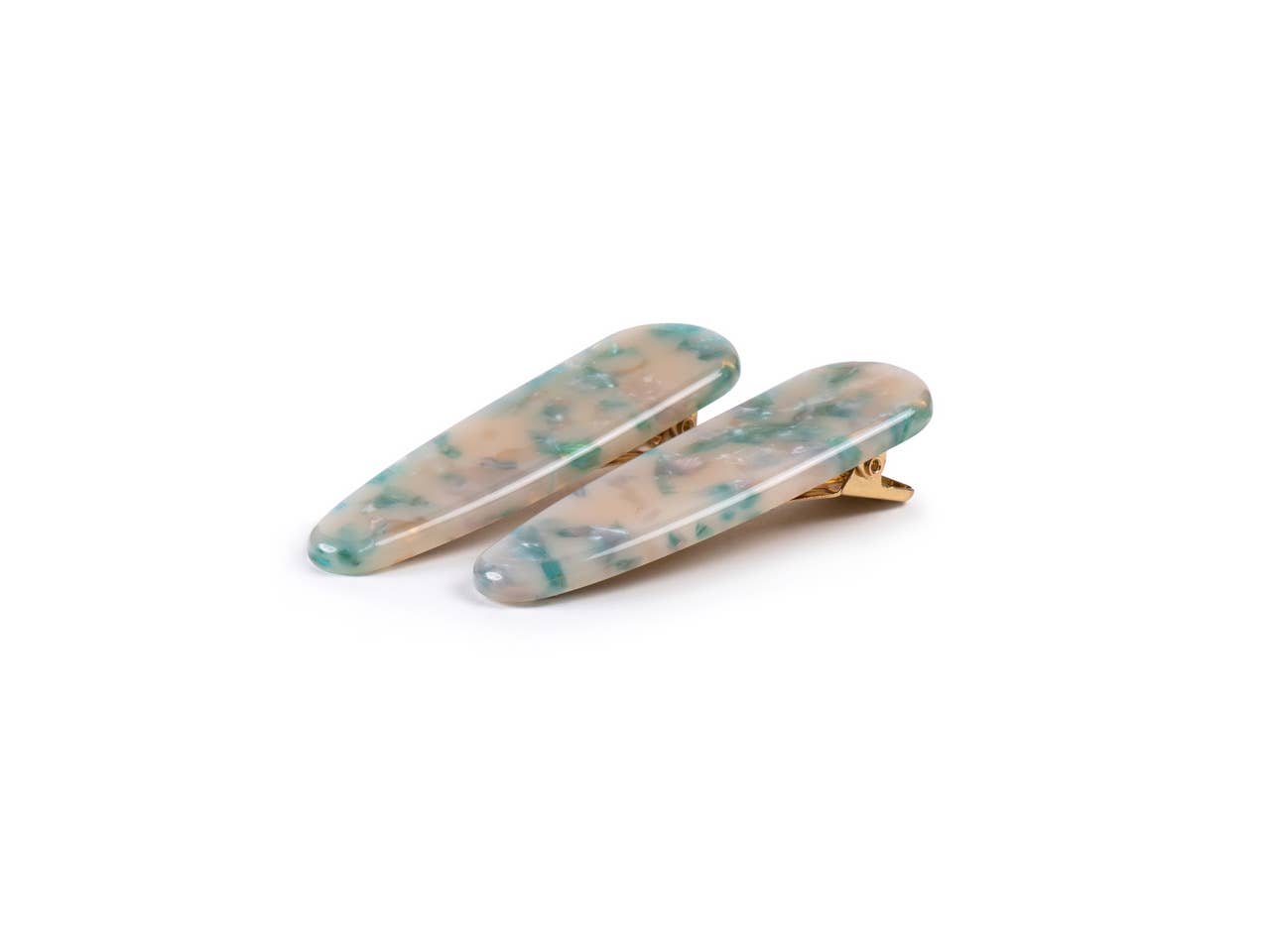 Waterdrop Hair Clip Set 2 Pack Acetate Resin Alligator Clips