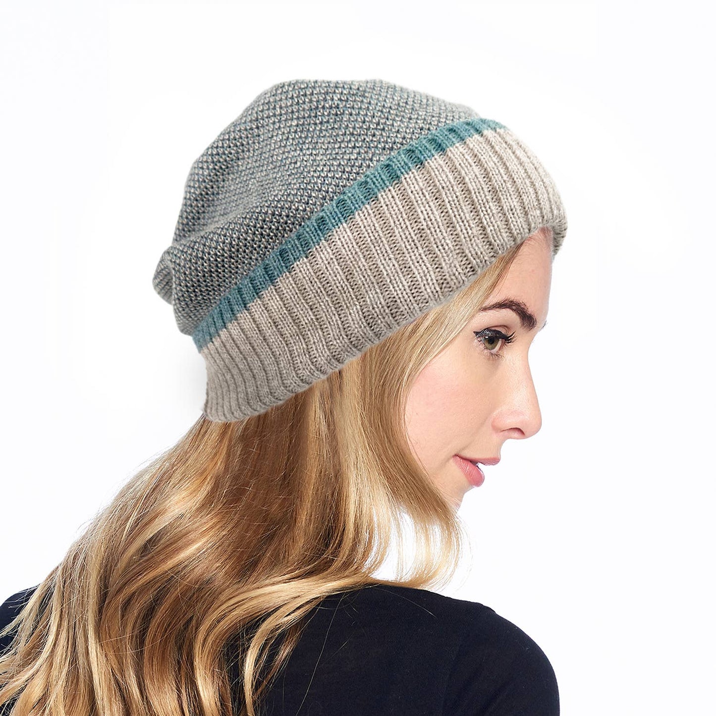 NEW! Alpaca Beanie - Trigo - Caribbean Sand