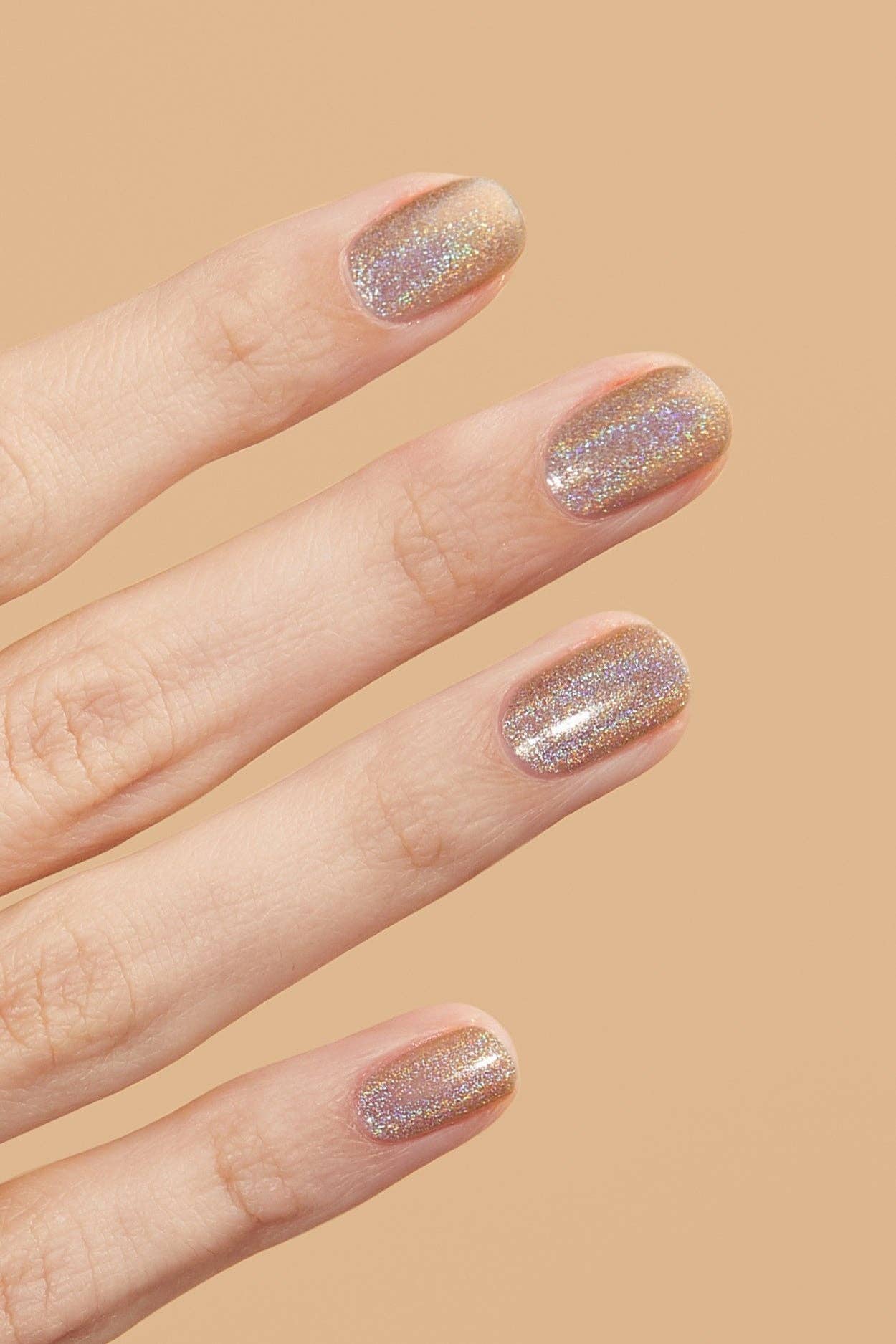 Space Cowboy | Light Beige Holographic Nail Polish