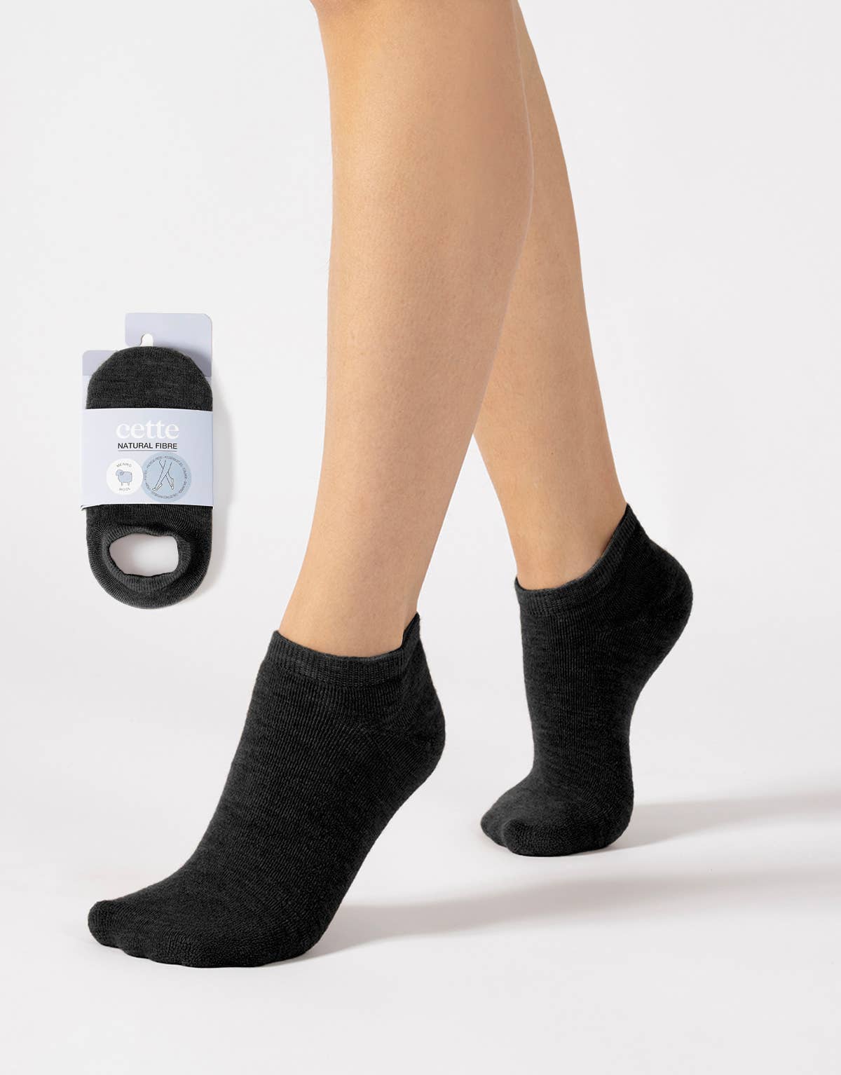 Merino Wool Footies Wool Invisible Socks Trainer Warm Socks