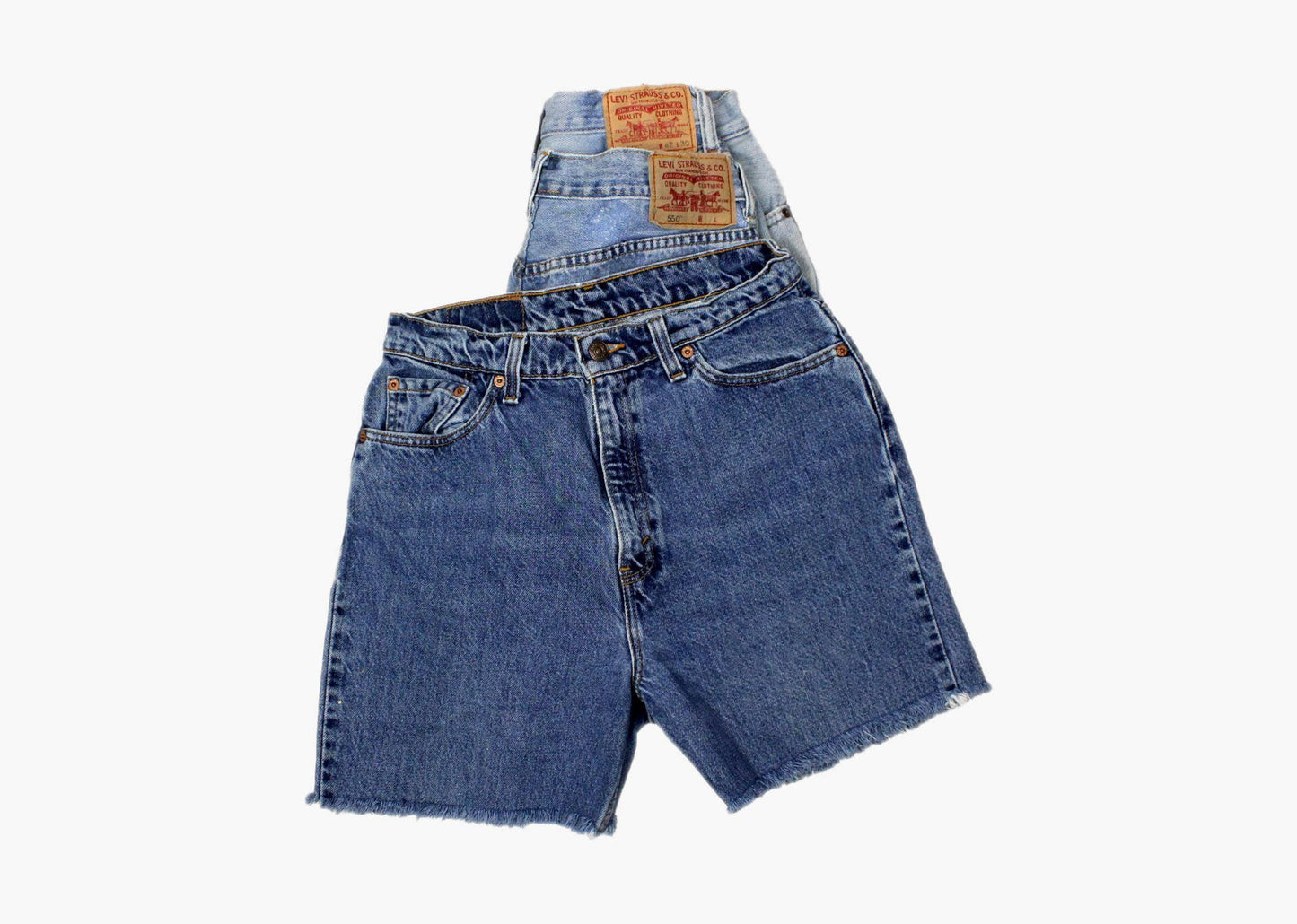 Ultra High-Rise Reworked 90's Denim Shorts