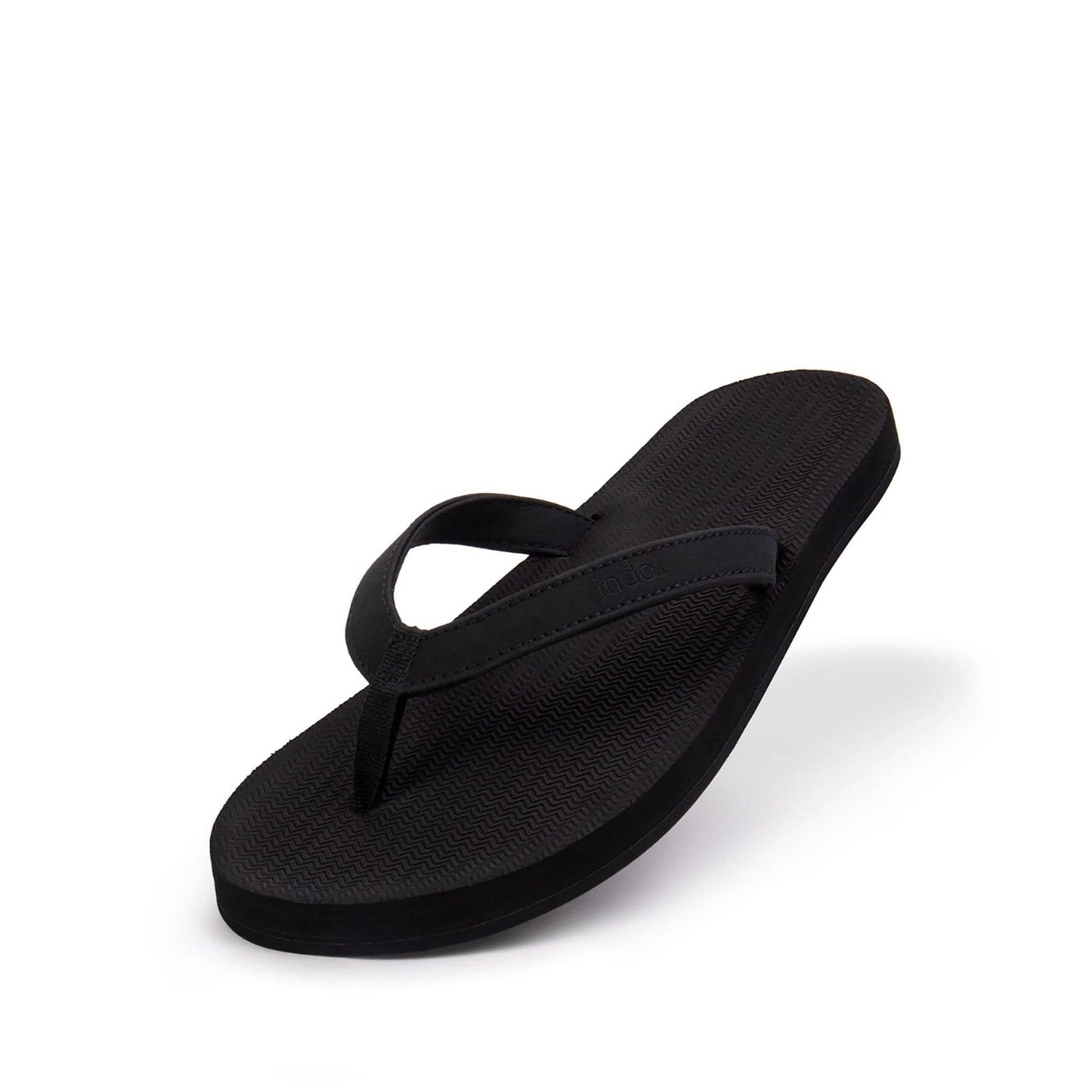 Women's Flip Flops Eco Recycled Soles Fall Footwear - Black