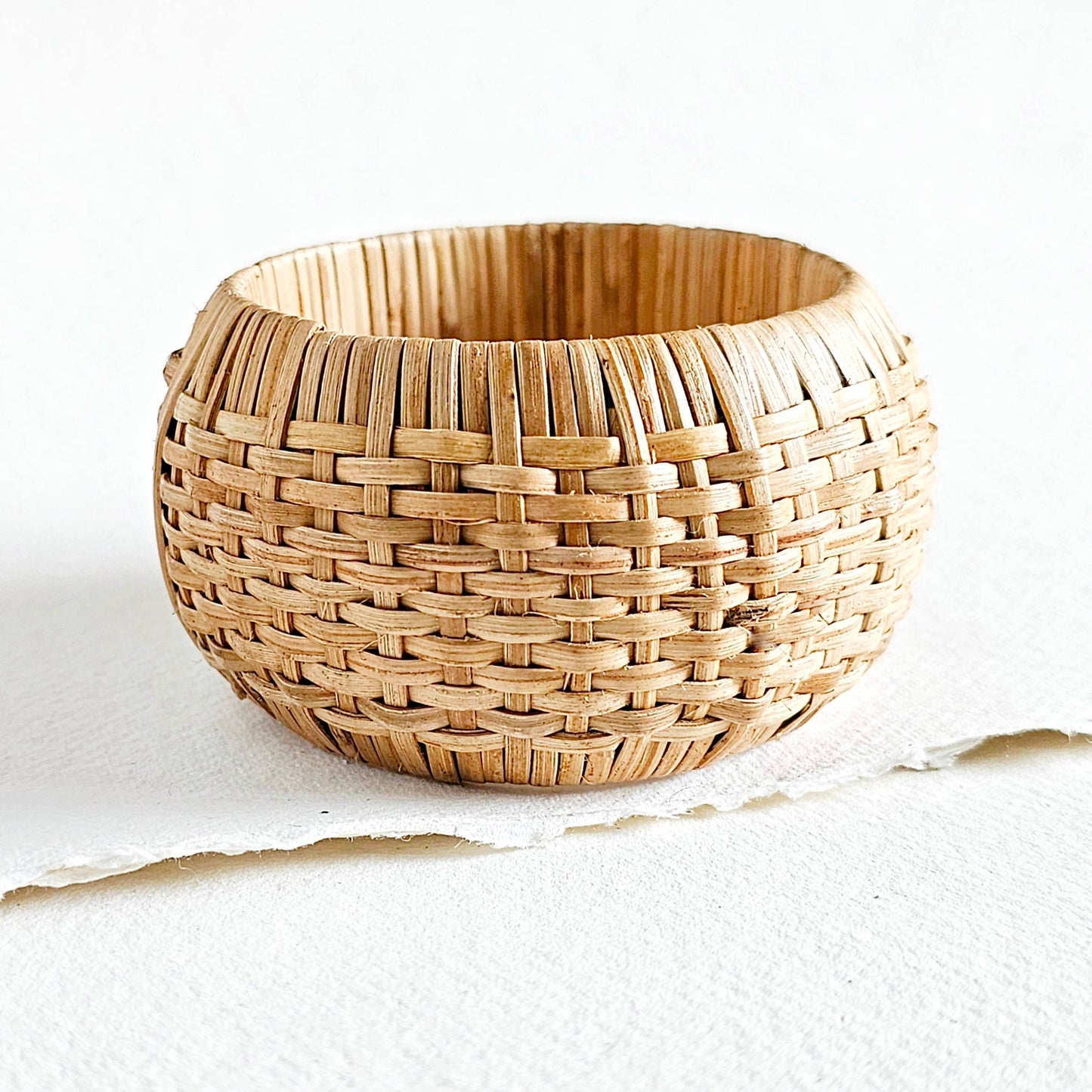 Rattan Cane Bangle Bracelet Set #BX42