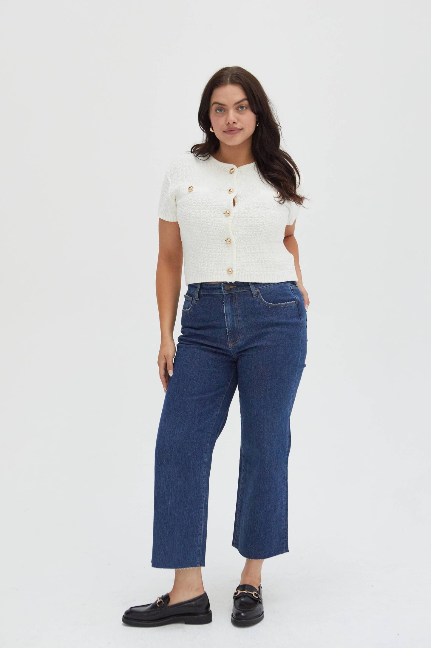 Aberdeen Western High Rise Wide Leg Crop