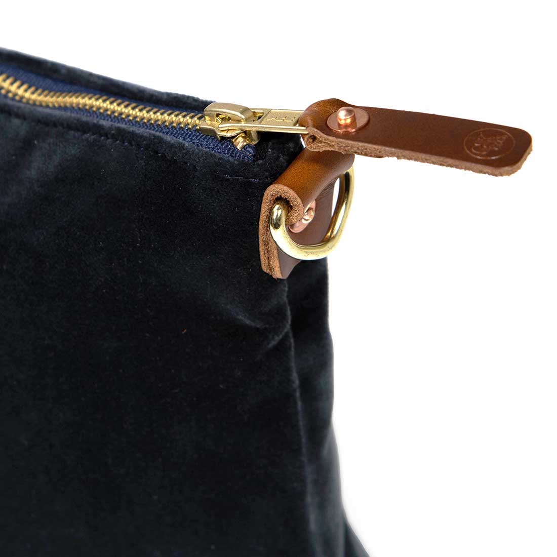 Everyday Velvet Clutch - Petrol