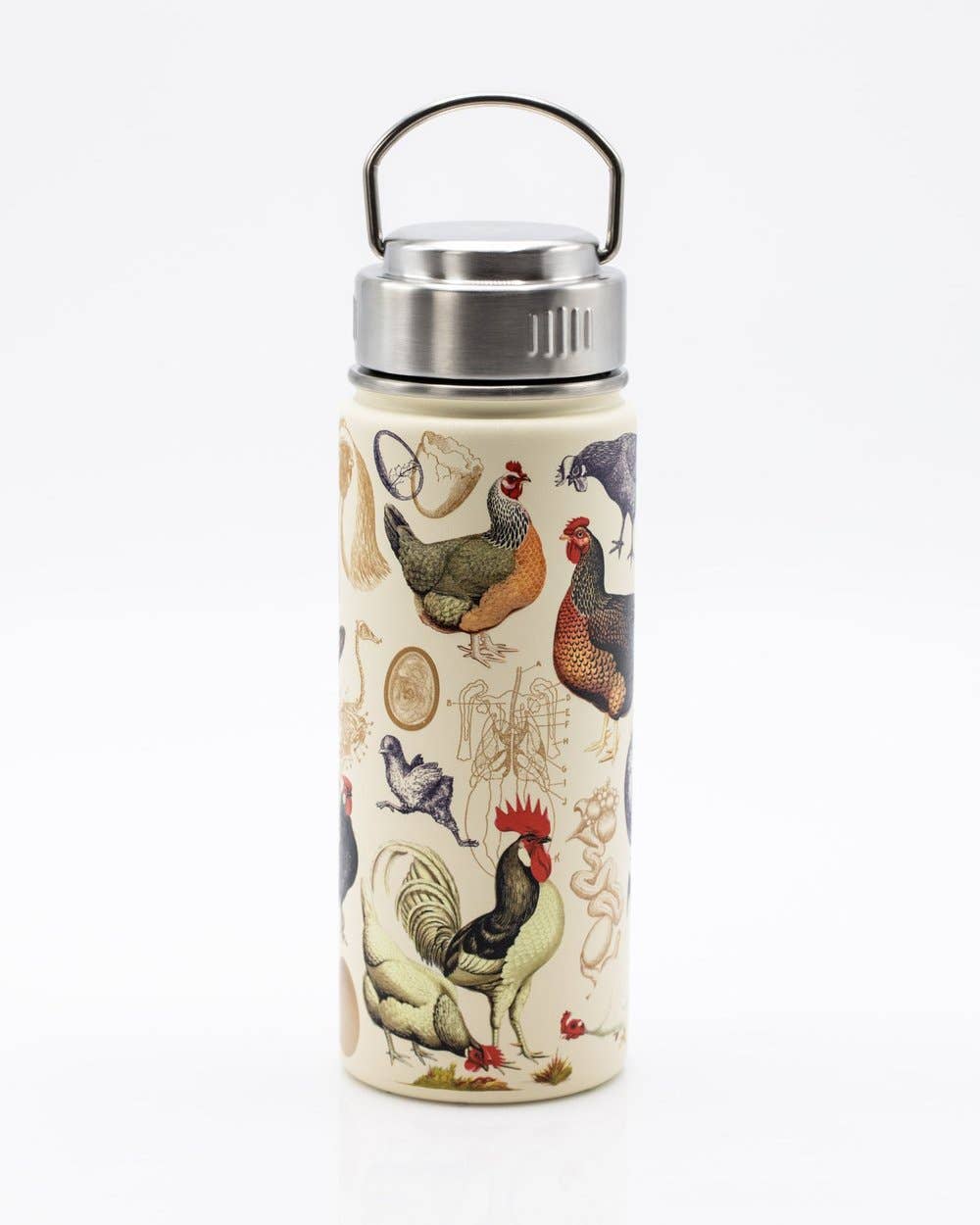 Poultry Science: Chickens 18 oz Steel Bottle