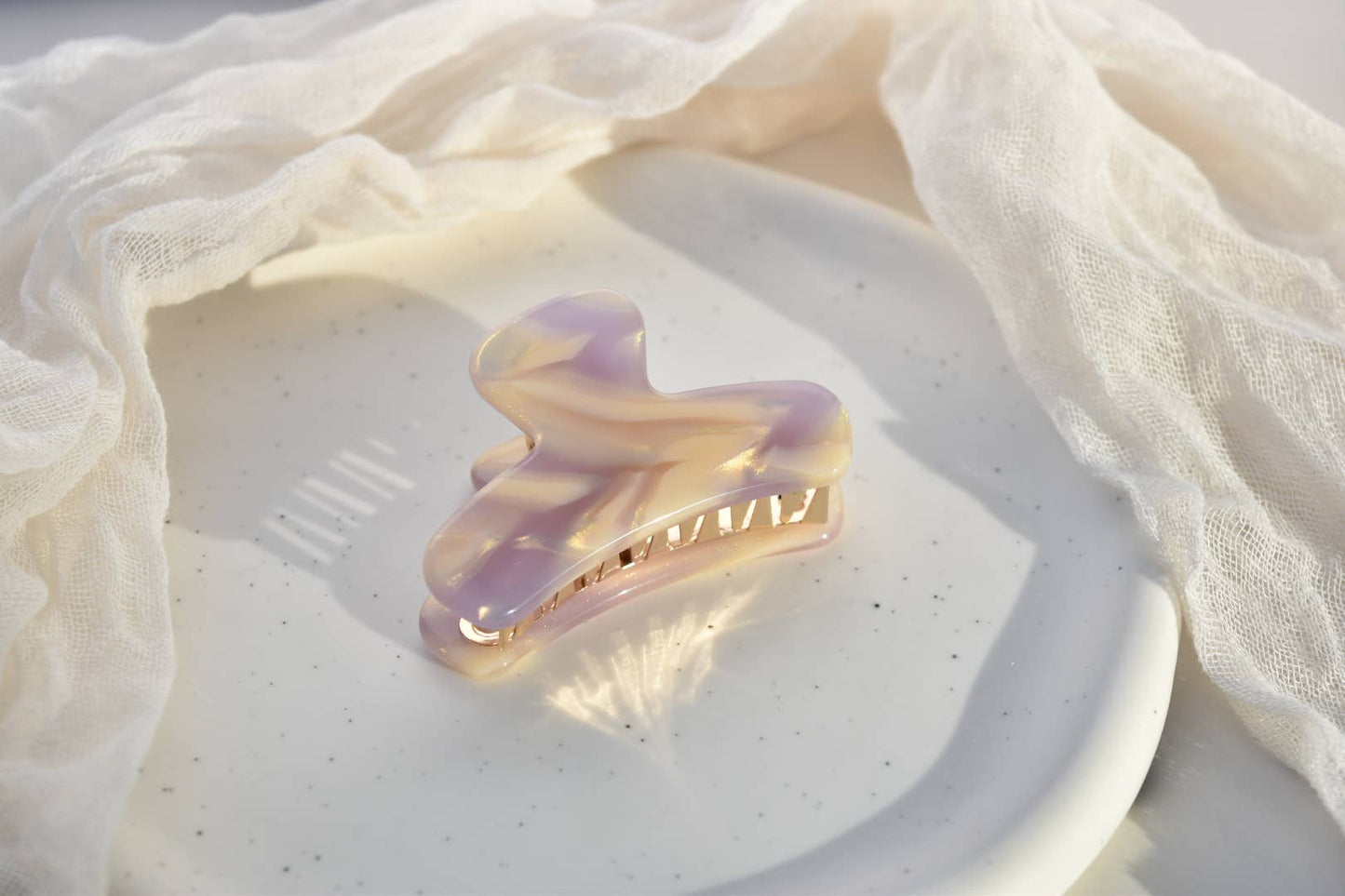 Mini French Claw Tortoise Shell Acetate Hair Clip