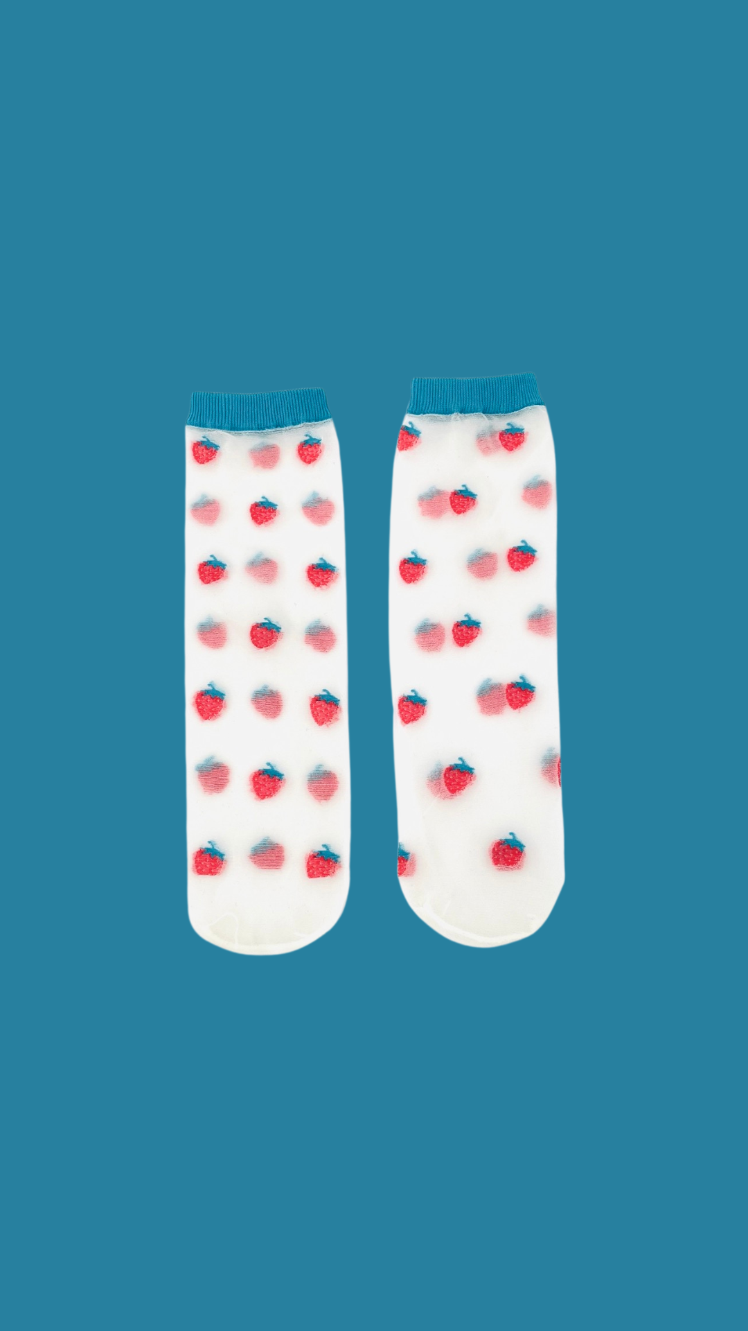 Clémence - Fancy fruit socks - STRAWBERRIES