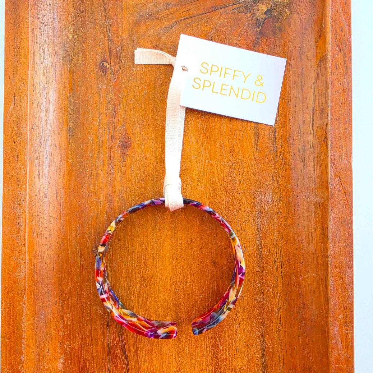 Brynn Bracelet - Jewel Stained Glass - Standard // Bangle