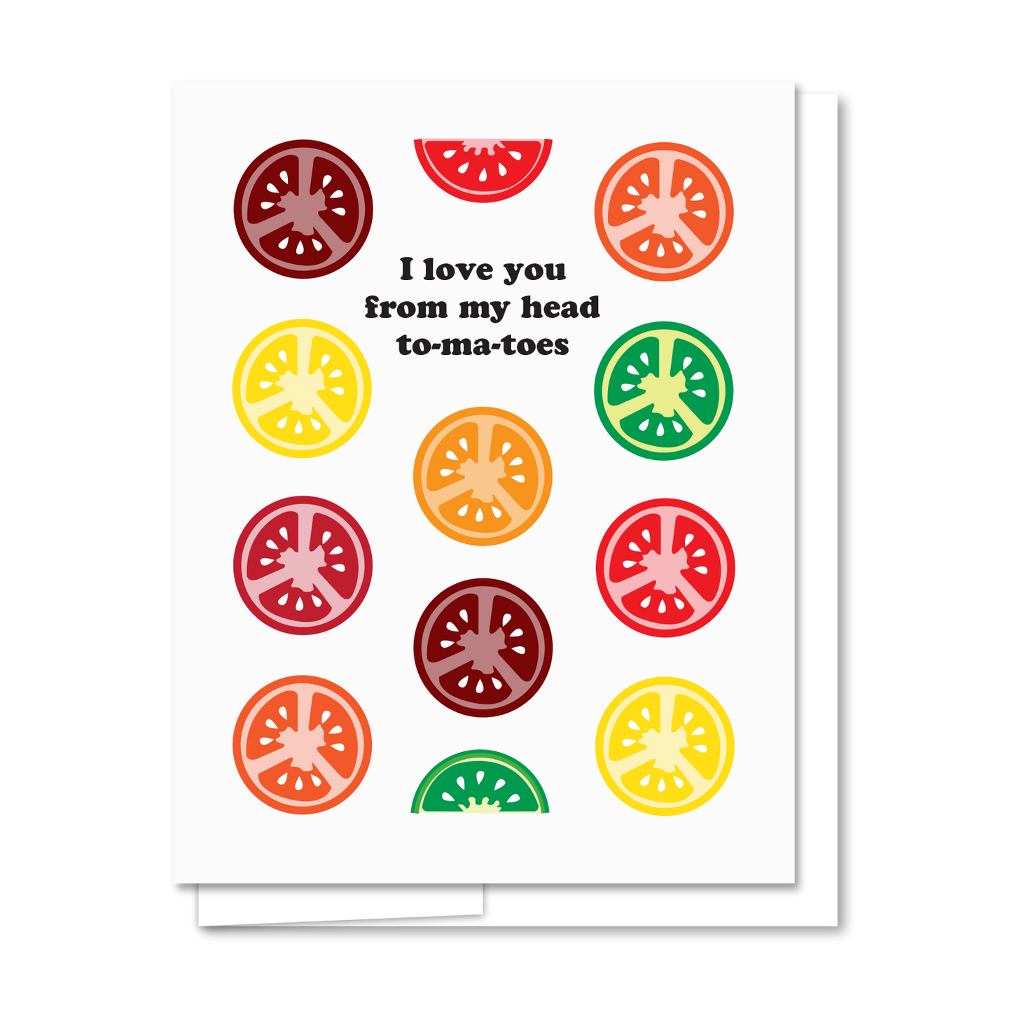 To-ma-toes - Illustrated Funny Love Card