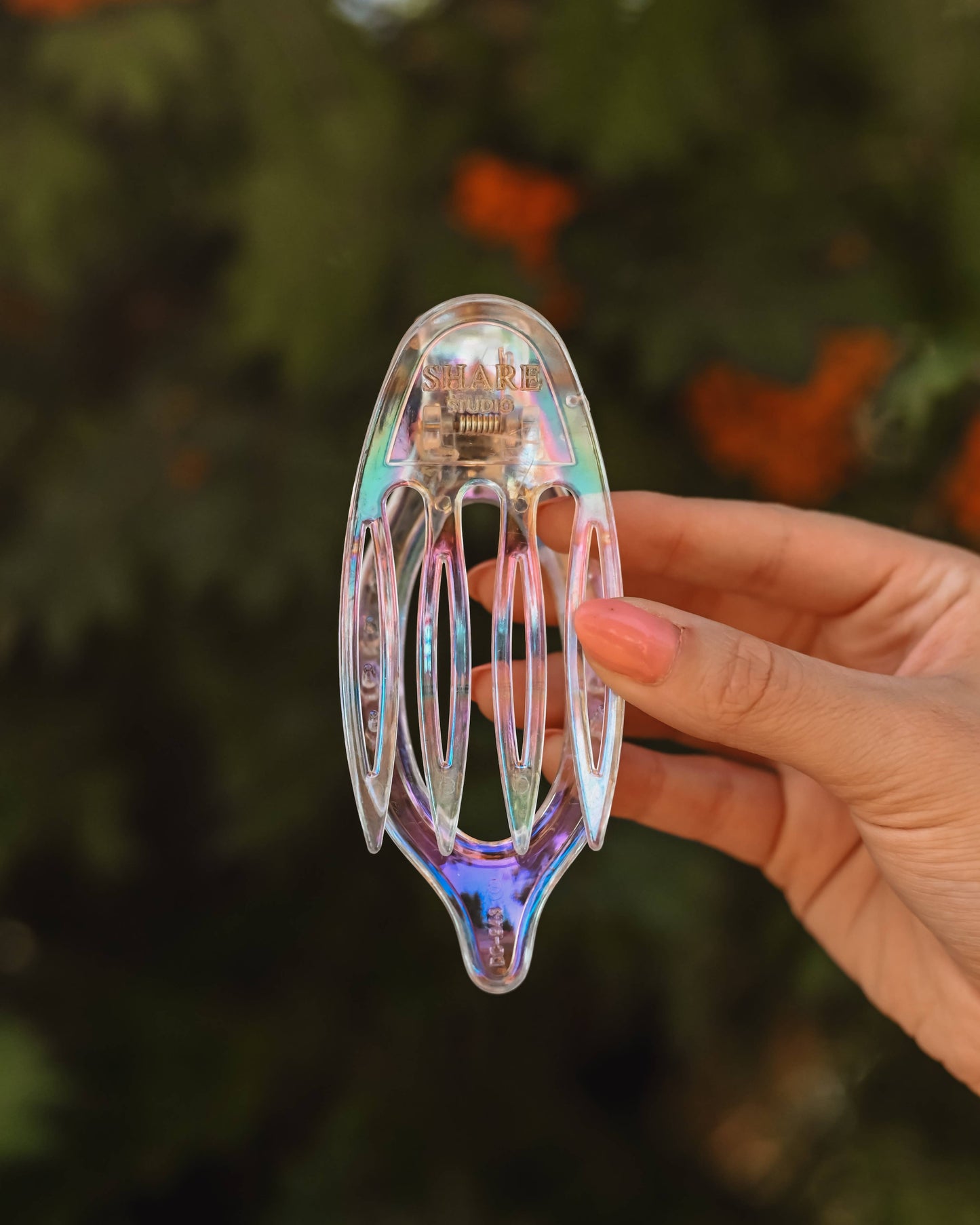 Iridescent Holographic Lay Flat Wide
