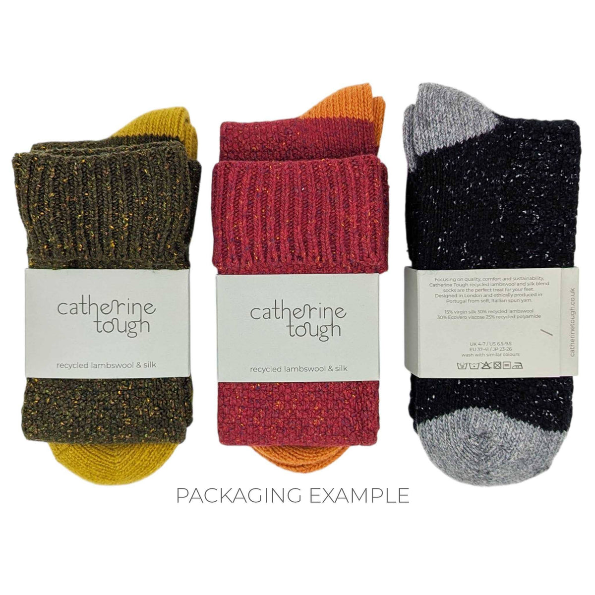 Unisex Recycled Silk Blend Knee Socks