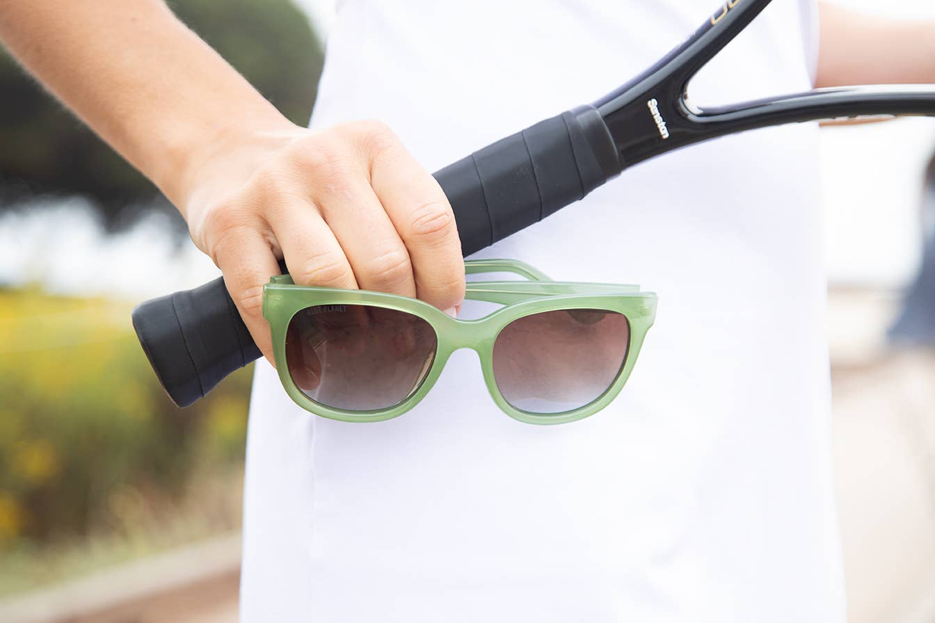 Acacia - Soft Sage Green / Gradient Brown Polarized Lens