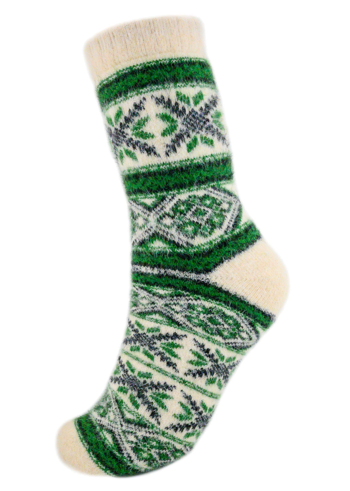 Malta Forest Green - Ultra Soft Crew Socks | Wool & Bamboo