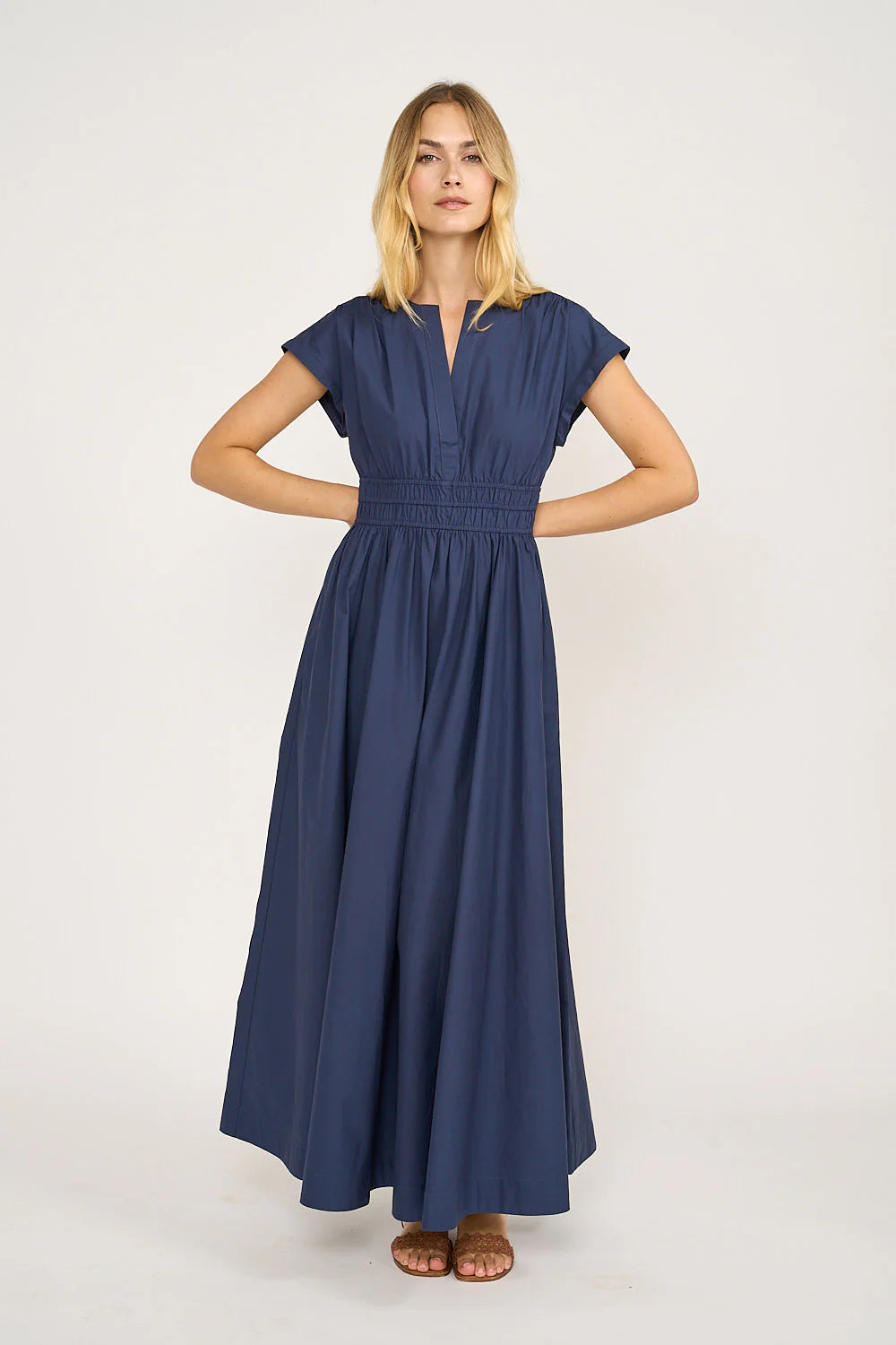 Marea Clara Dress | Navy