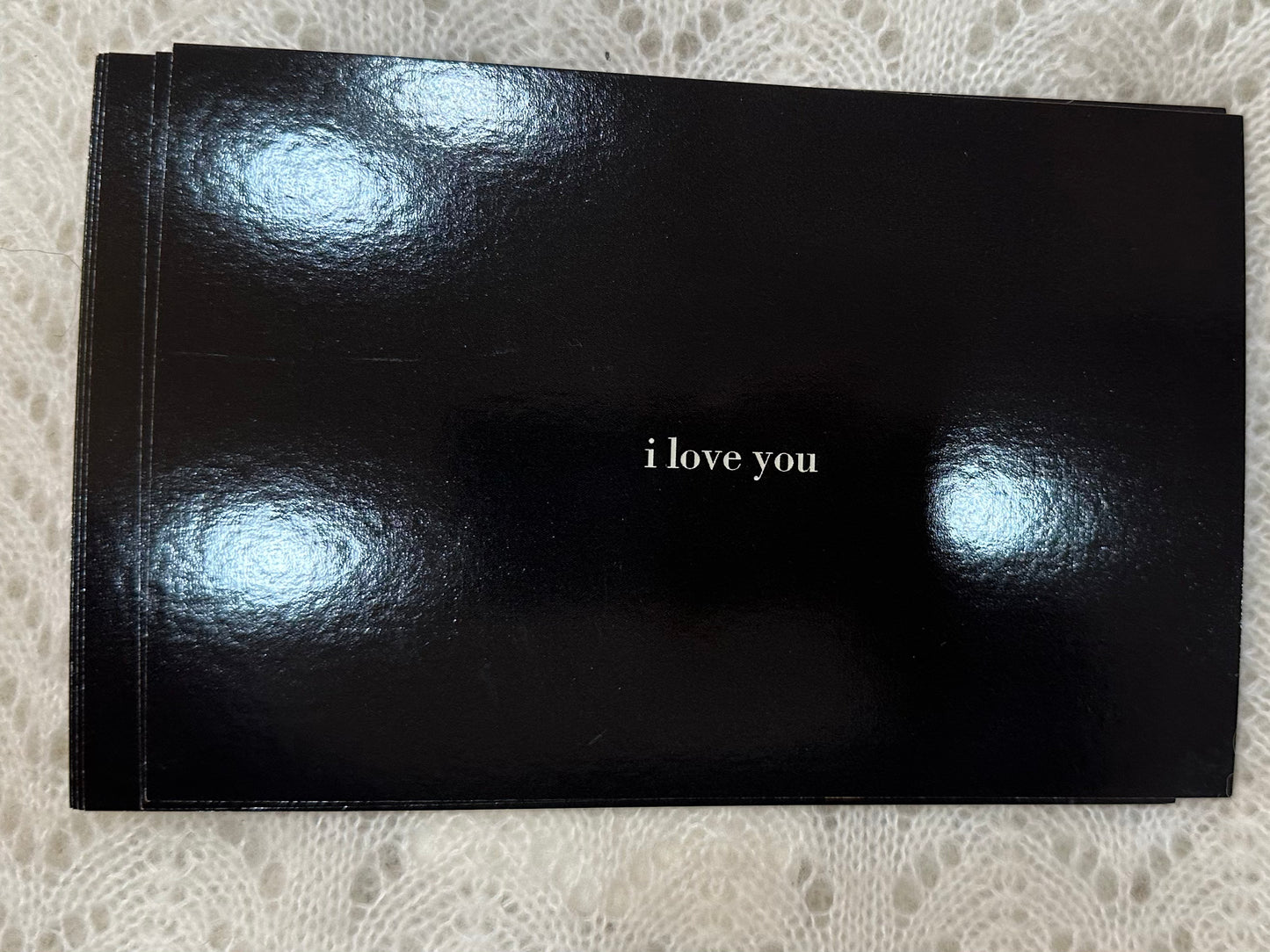 I Love You Postcard